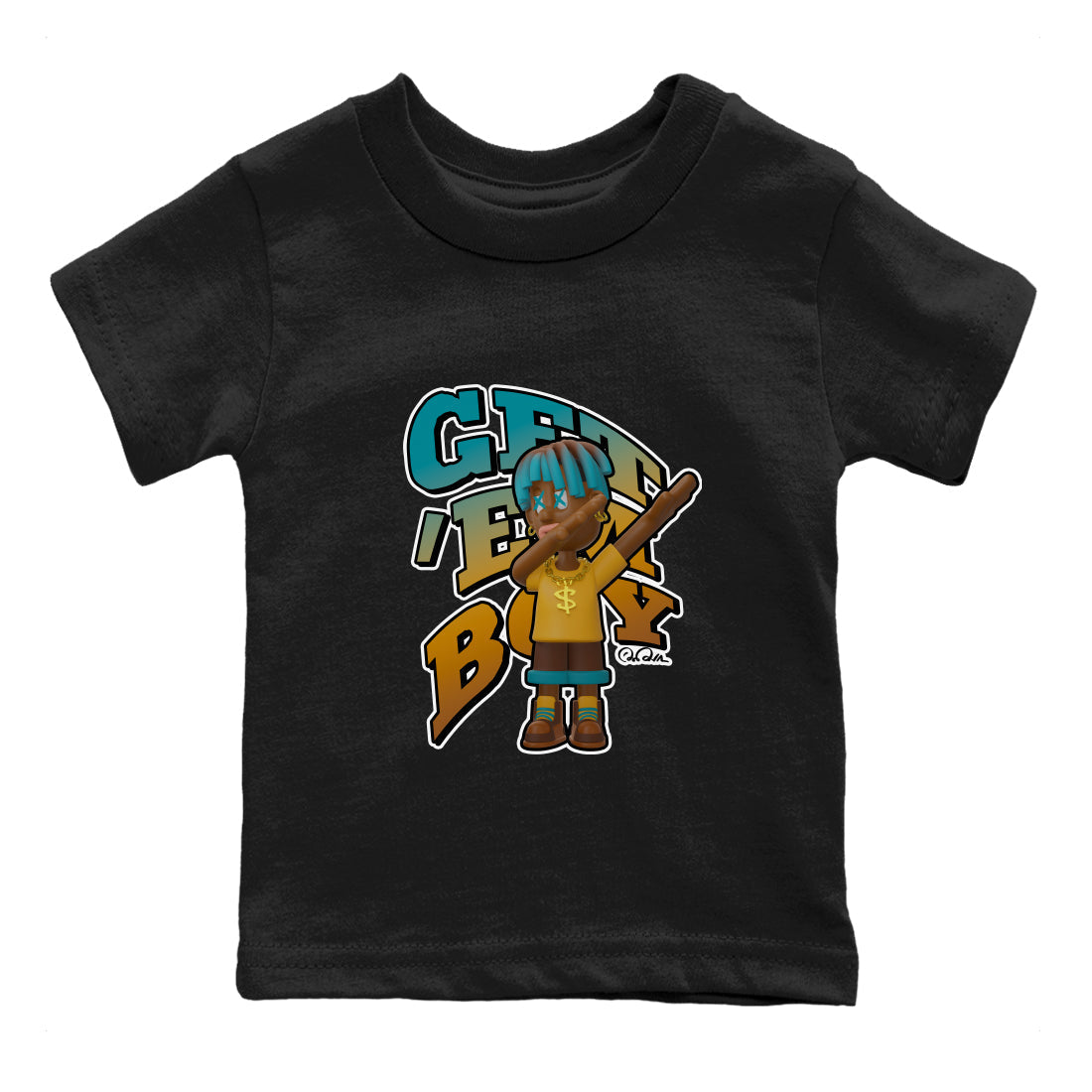 Get'em Boy snkmatch Tee Kids - Air Jordan 4 Cacao Wow