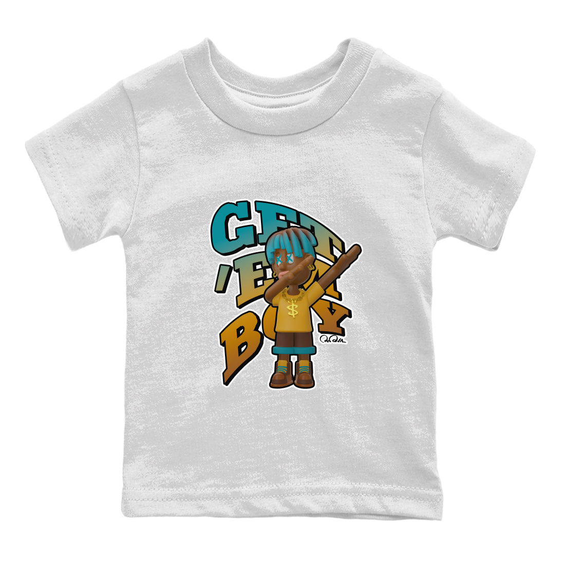 Get'em Boy snkmatch Tee Kids - Air Jordan 4 Cacao Wow