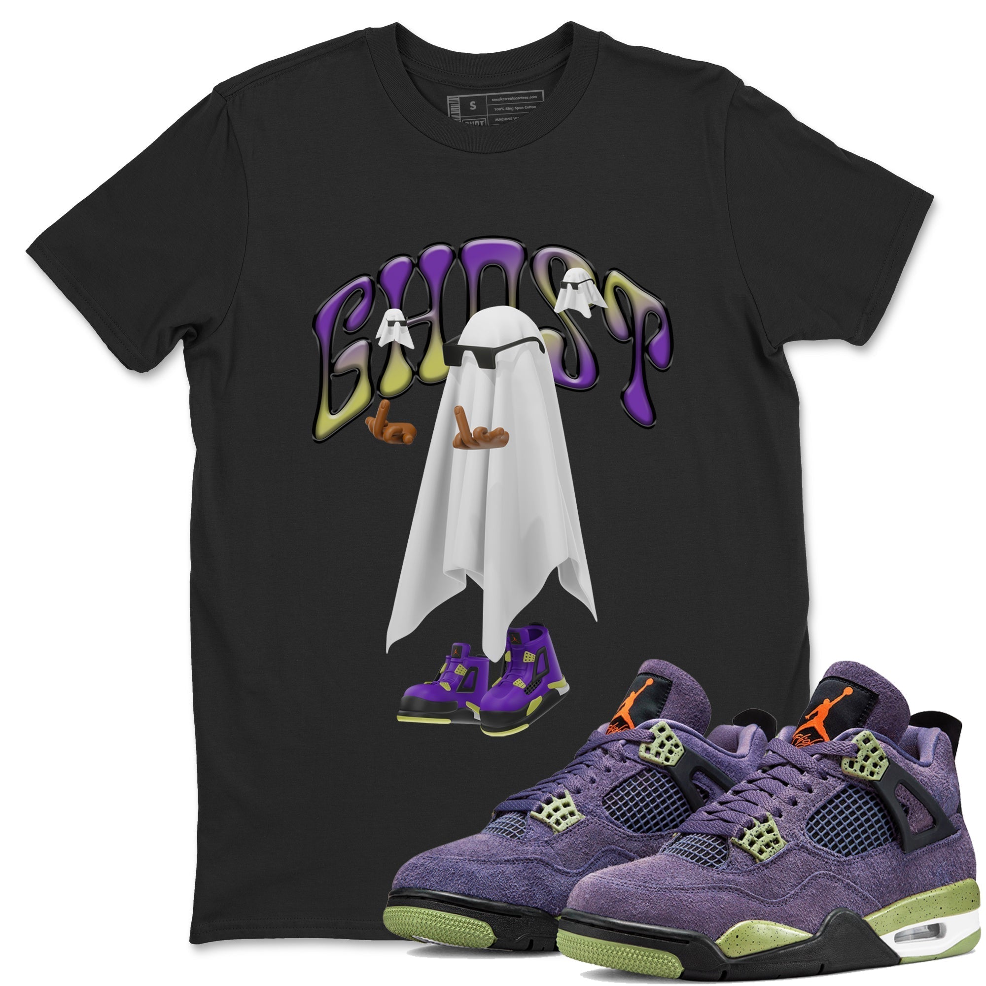 Ghost Gang snkmatch Tee - Air Jordan 4 Canyon Purple