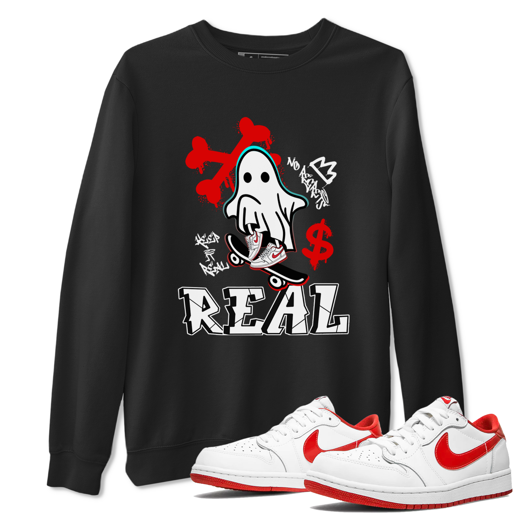 Ghost Skater snkmatch Tee - Air Jordan 1 University Red