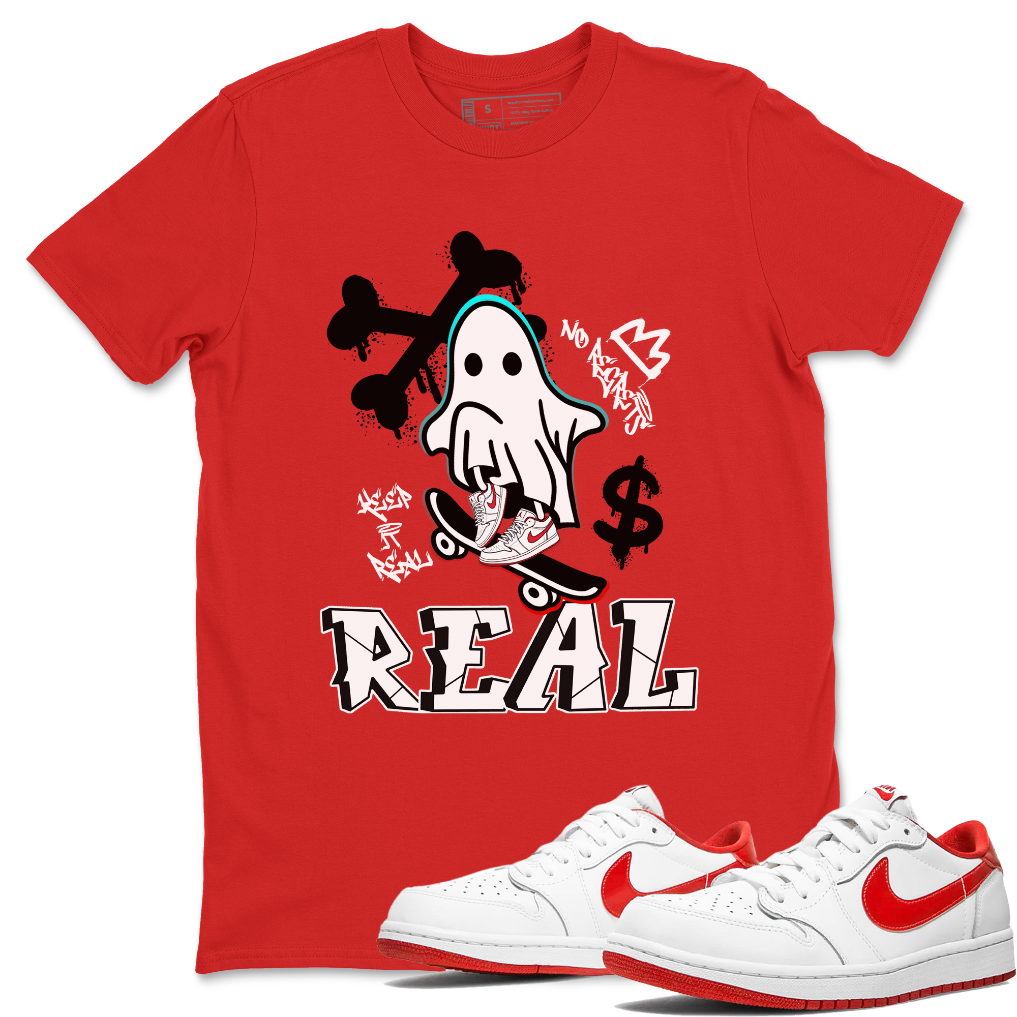 Ghost Skater snkmatch Tee - Air Jordan 1 University Red