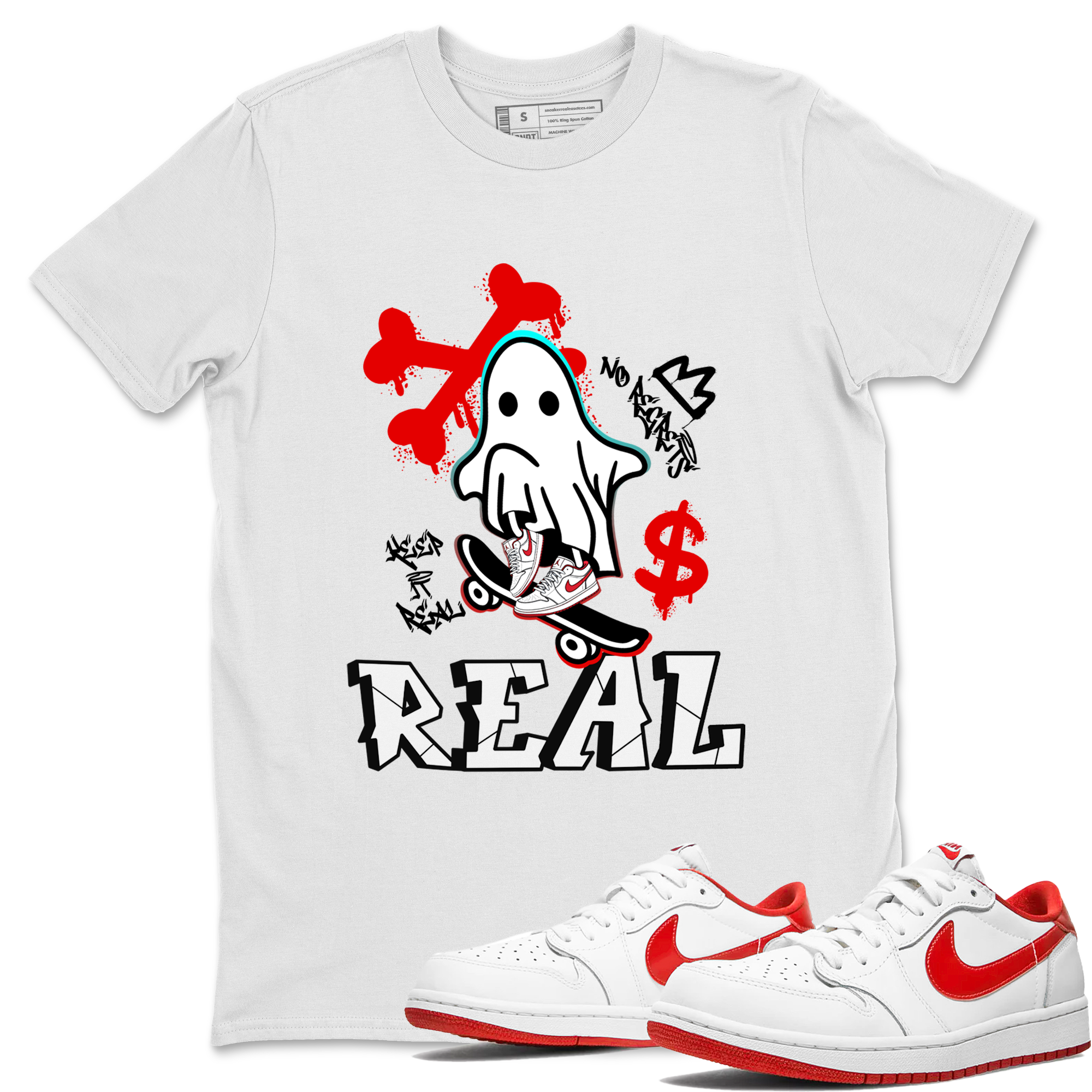 Ghost Skater snkmatch Tee - Air Jordan 1 University Red