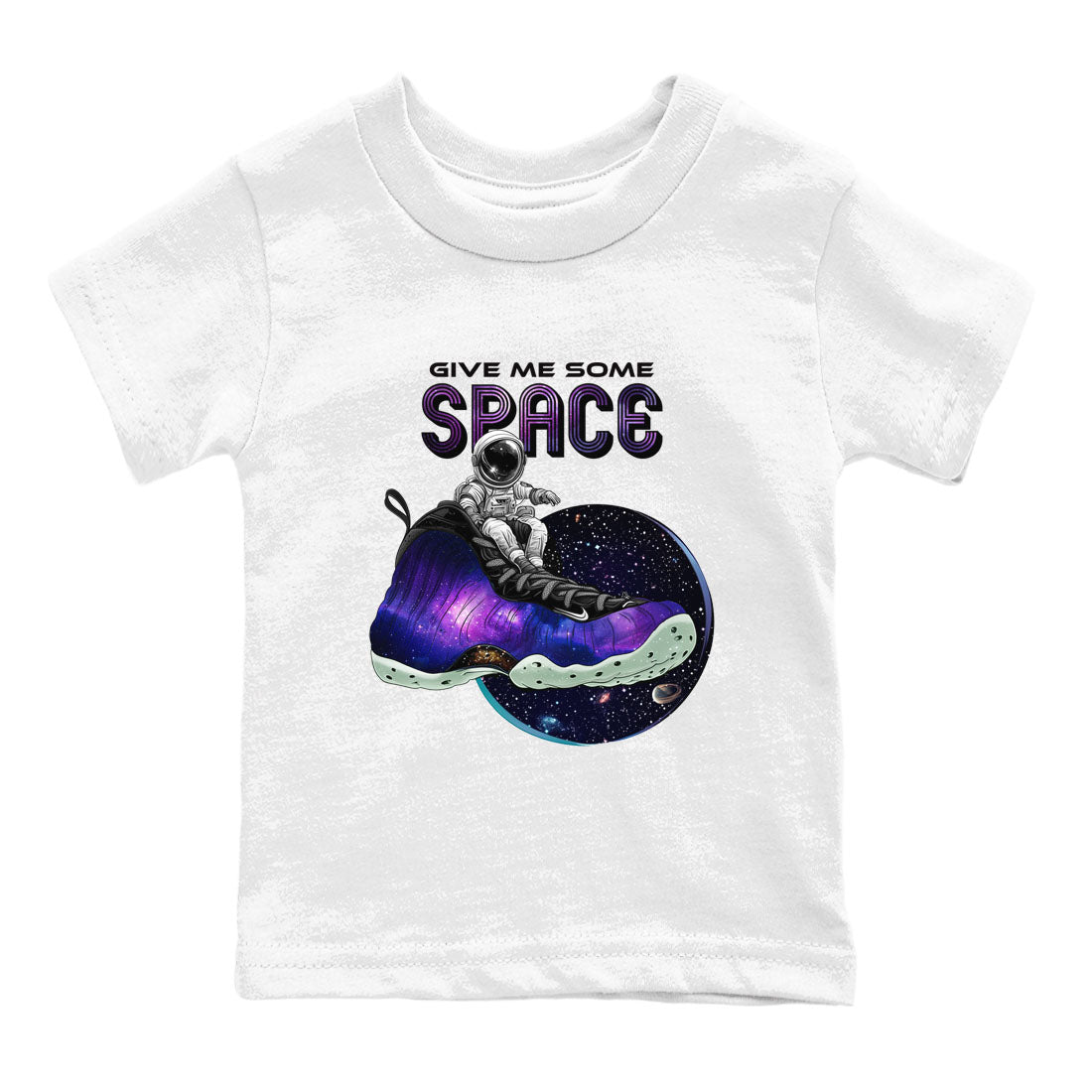 Give Me Some Space snkmatch Tees Kids - Air Foamposite One Galaxy