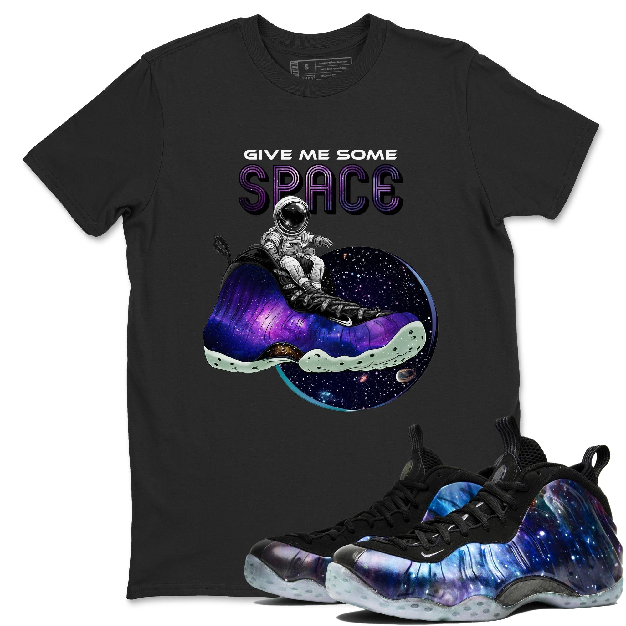 Give Me Some Space snkmatch Tees - Air Foamposite One Galaxy