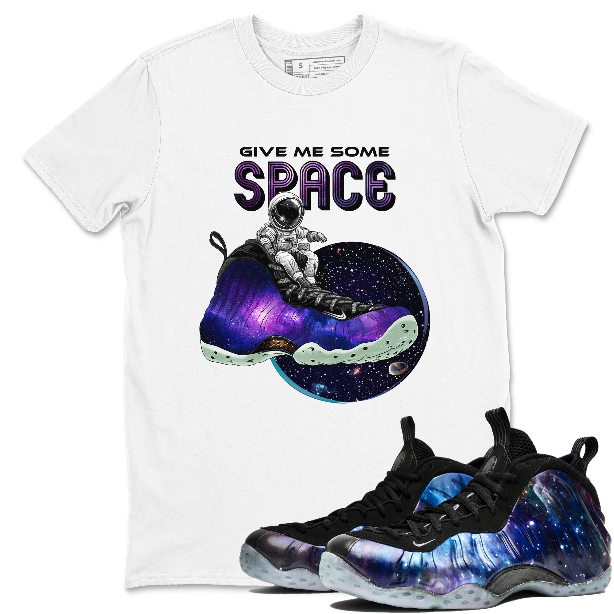 Give Me Some Space snkmatch Tees - Air Foamposite One Galaxy