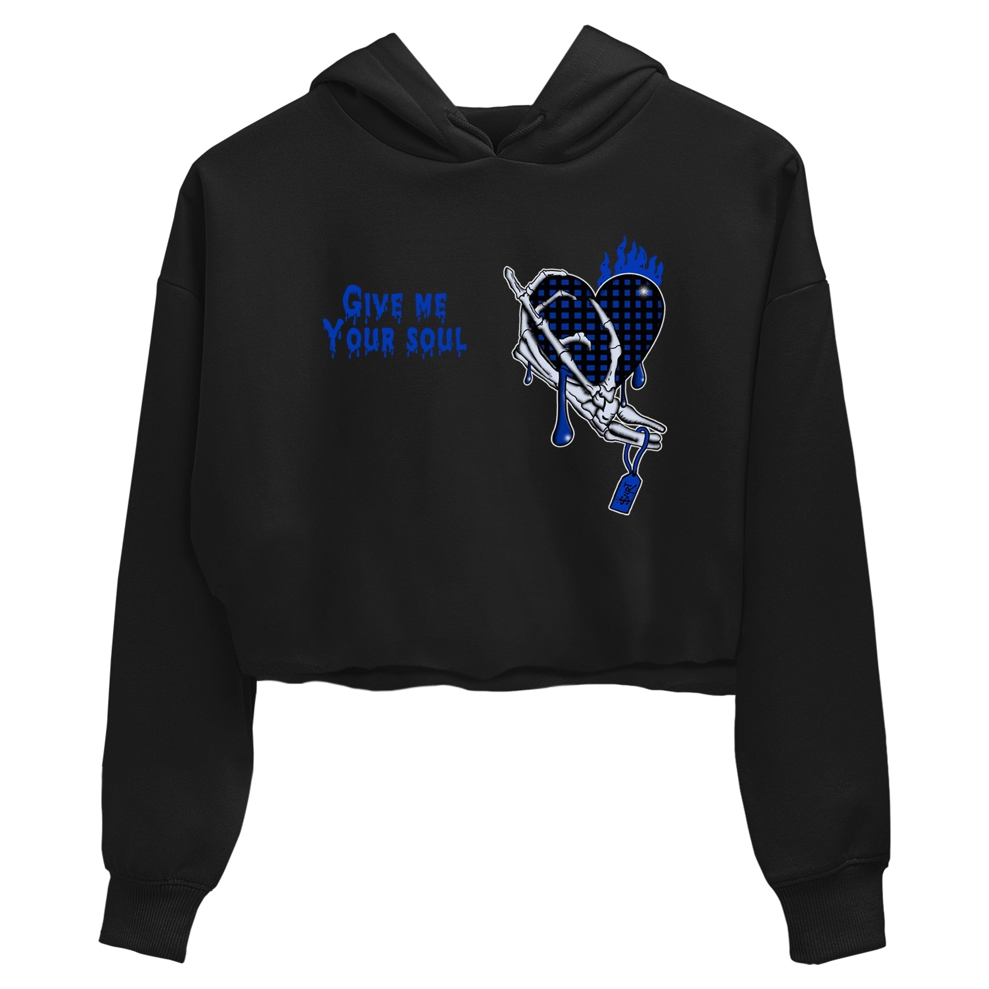 Give Me Your Soul snkmatch Women's Top - Air Foamposite One Royal