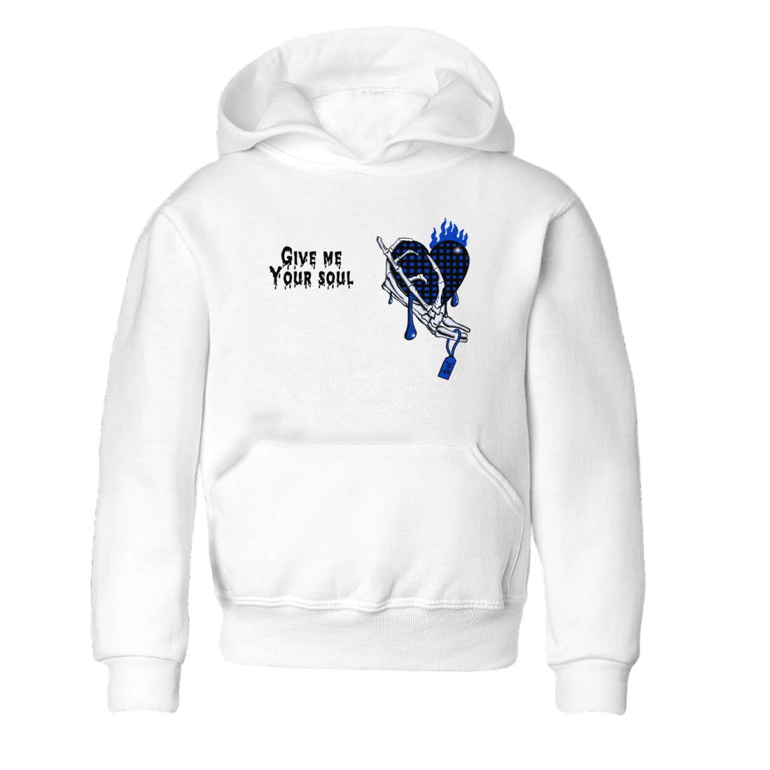 Give Me Your Soul snkmatch Tees Kids - Air Foamposite One Royal