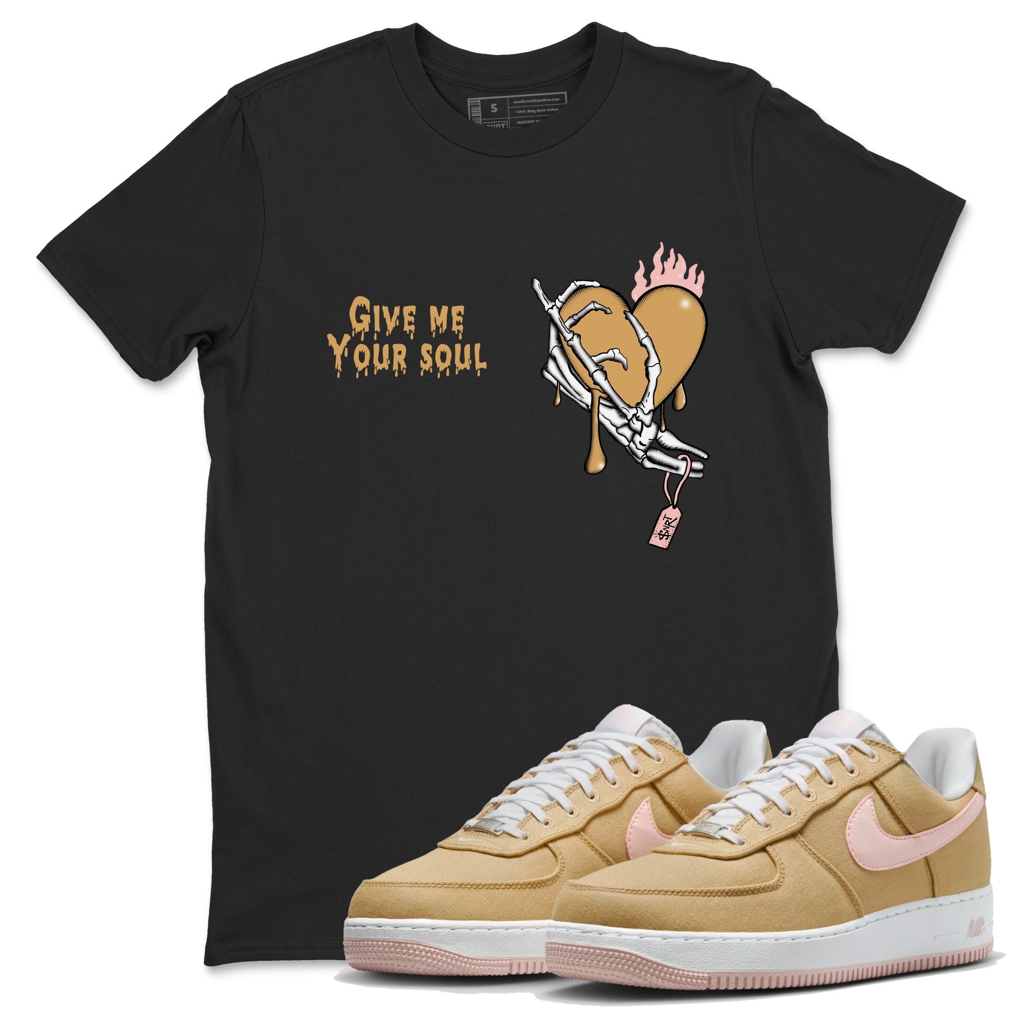 Give Me Your Soul snkmatch Tees - Air Force 1 Linen