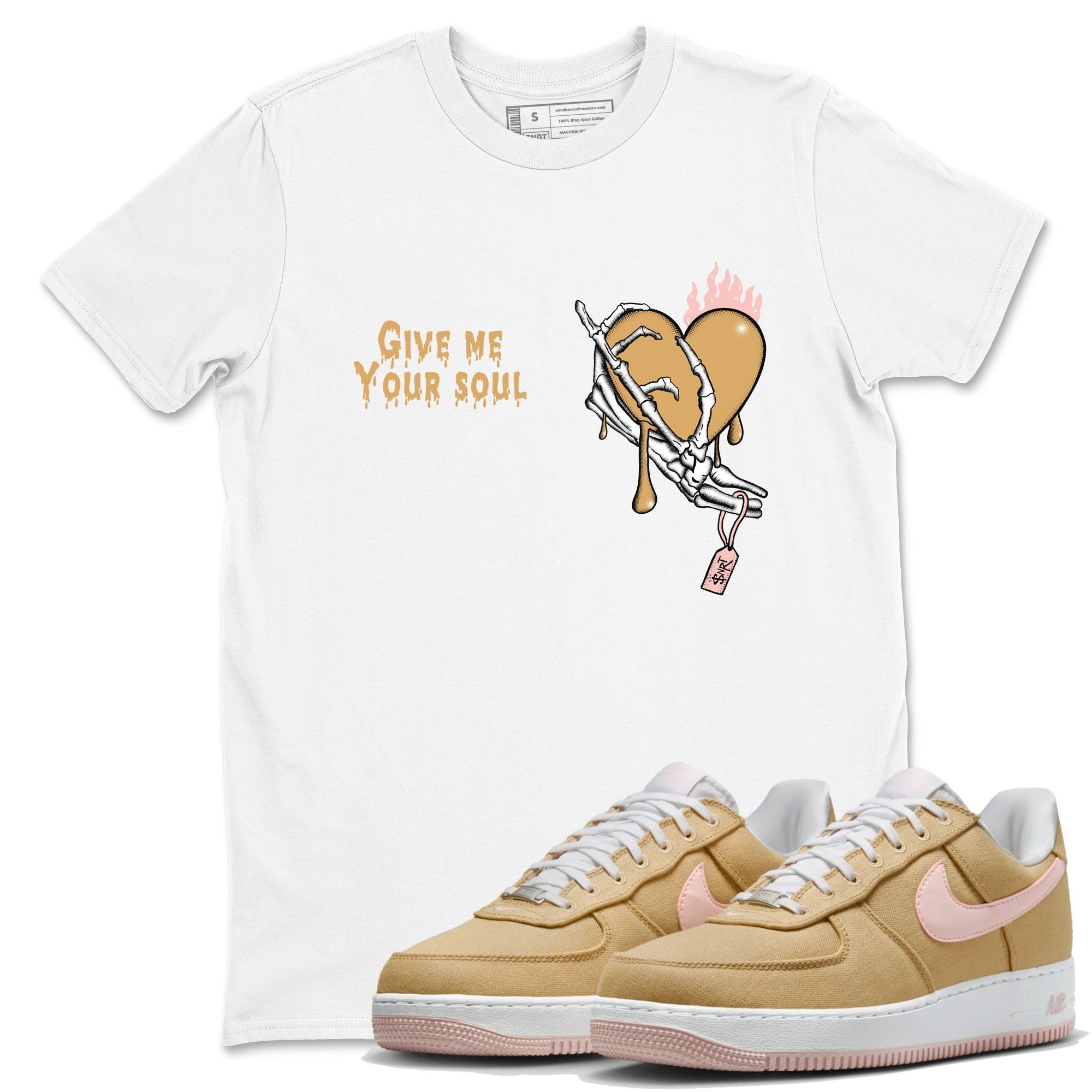 Give Me Your Soul snkmatch Tees - Air Force 1 Linen