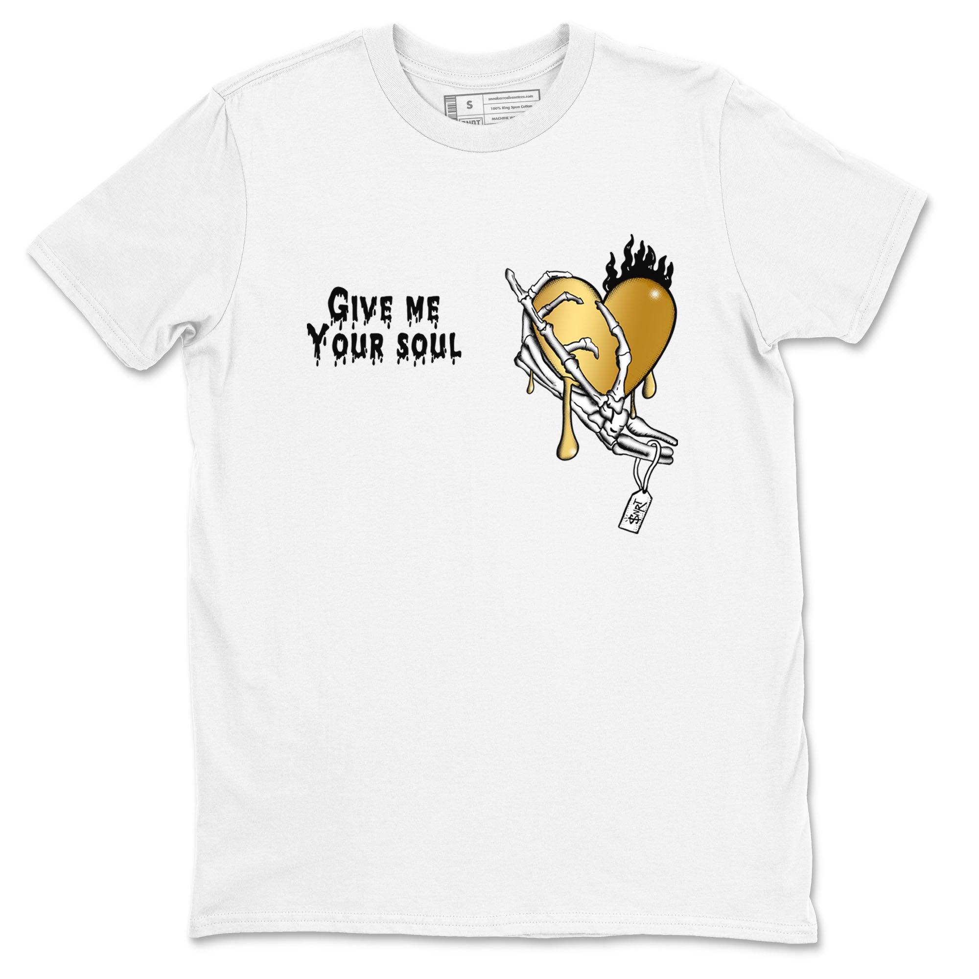 Give Me Your Soul snkmatch Tees - Air Jordan 1 Black Metallic Gold