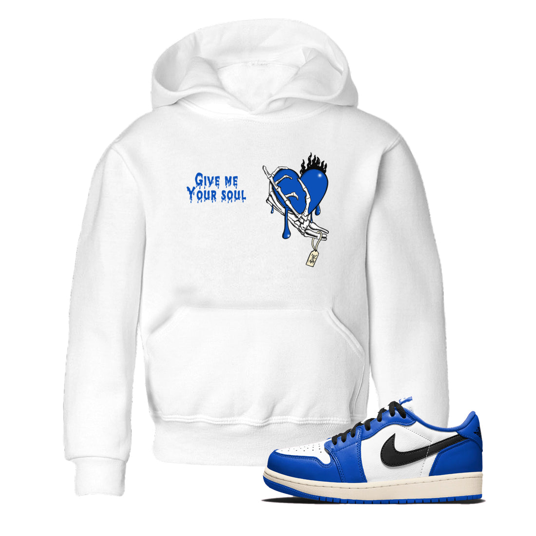 Give Me Your Soul snkmatch Tees Kids - Air Jordan 1 Game Royal