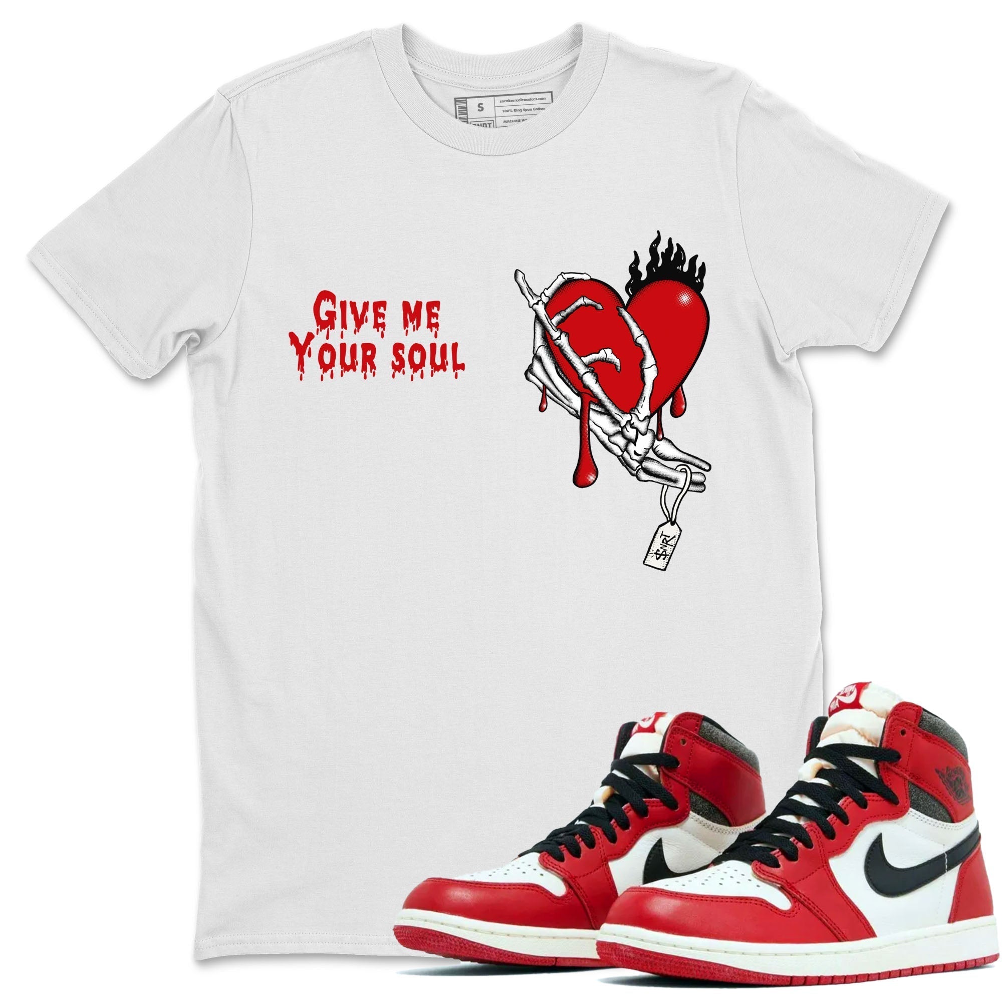 Give Me Your Soul snkmatch Tees - Air Jordan 1 Lost & Found
