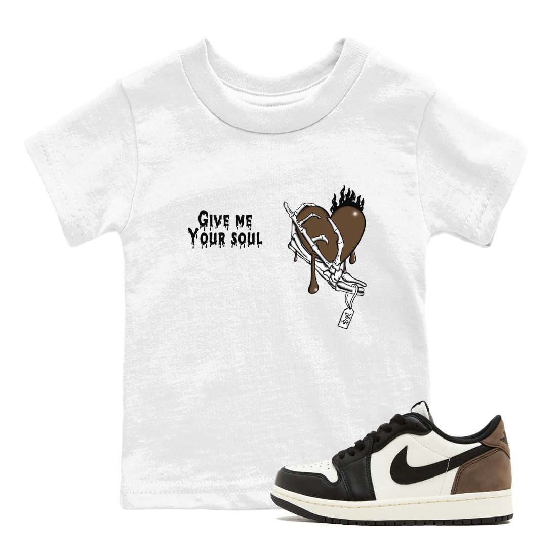 Give Me Your Soul snkmatch Tees Kids - Air Jordan 1 Mocha