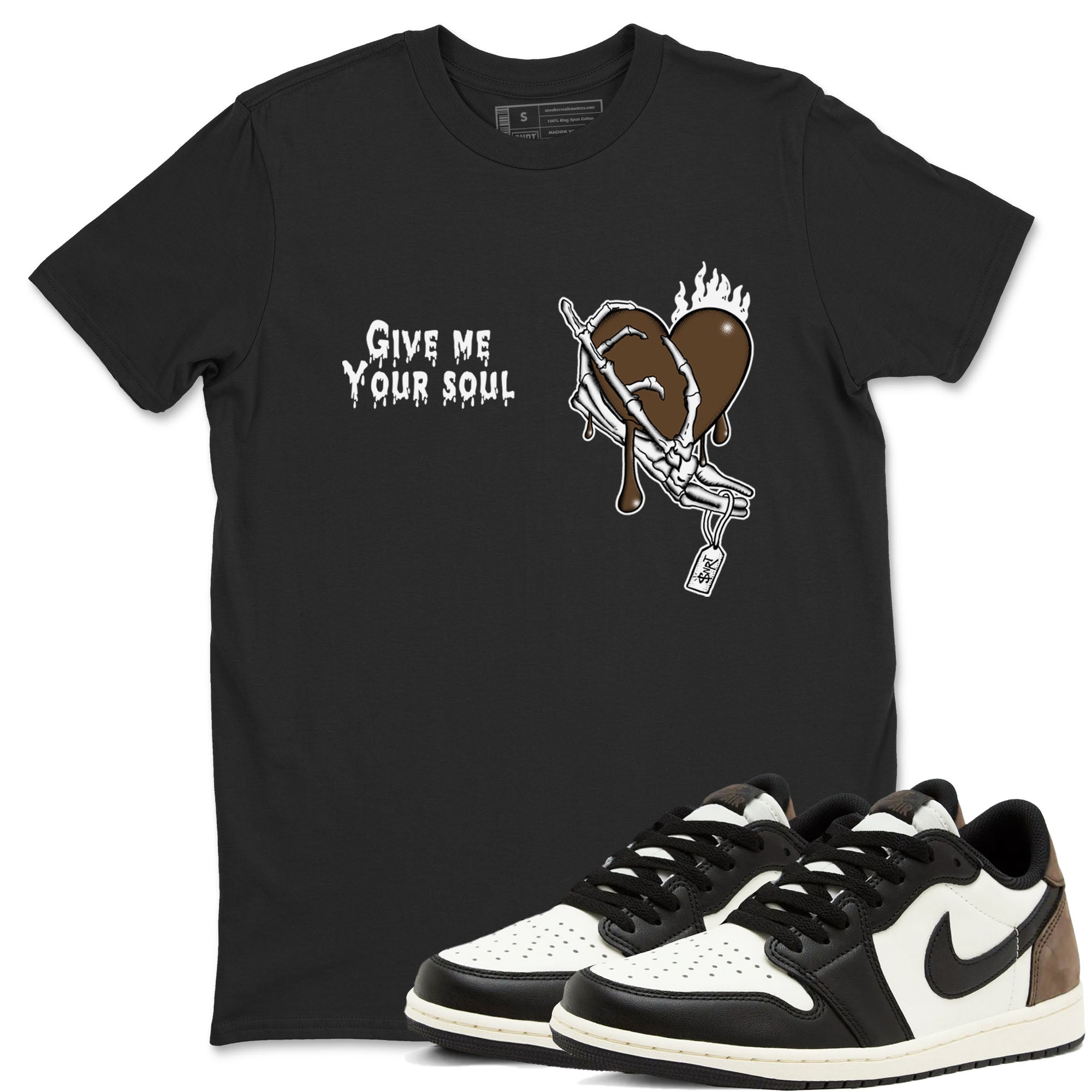 Give Me Your Soul snkmatch Tees - Air Jordan 1 Mocha