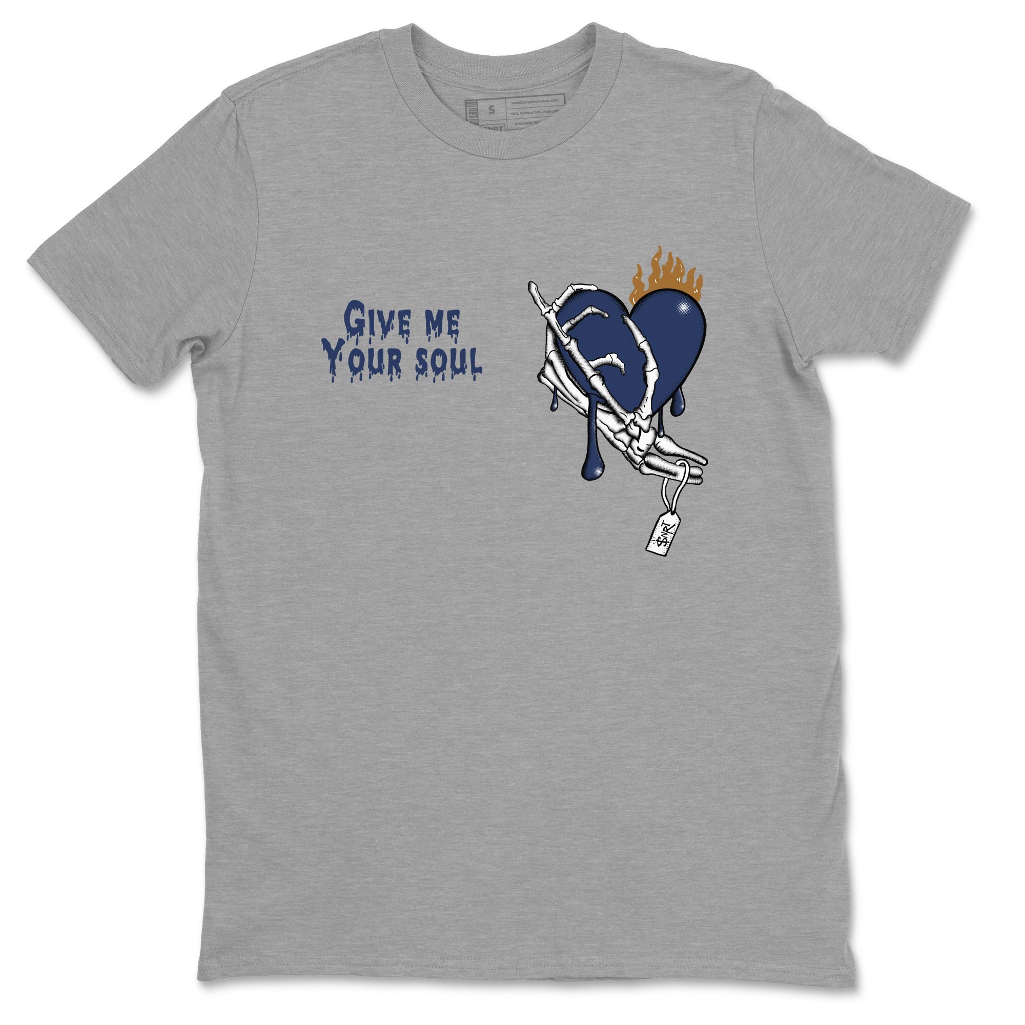 Give Me Your Soul snkmatch Tees - Air Jordan 13 Midnight Navy