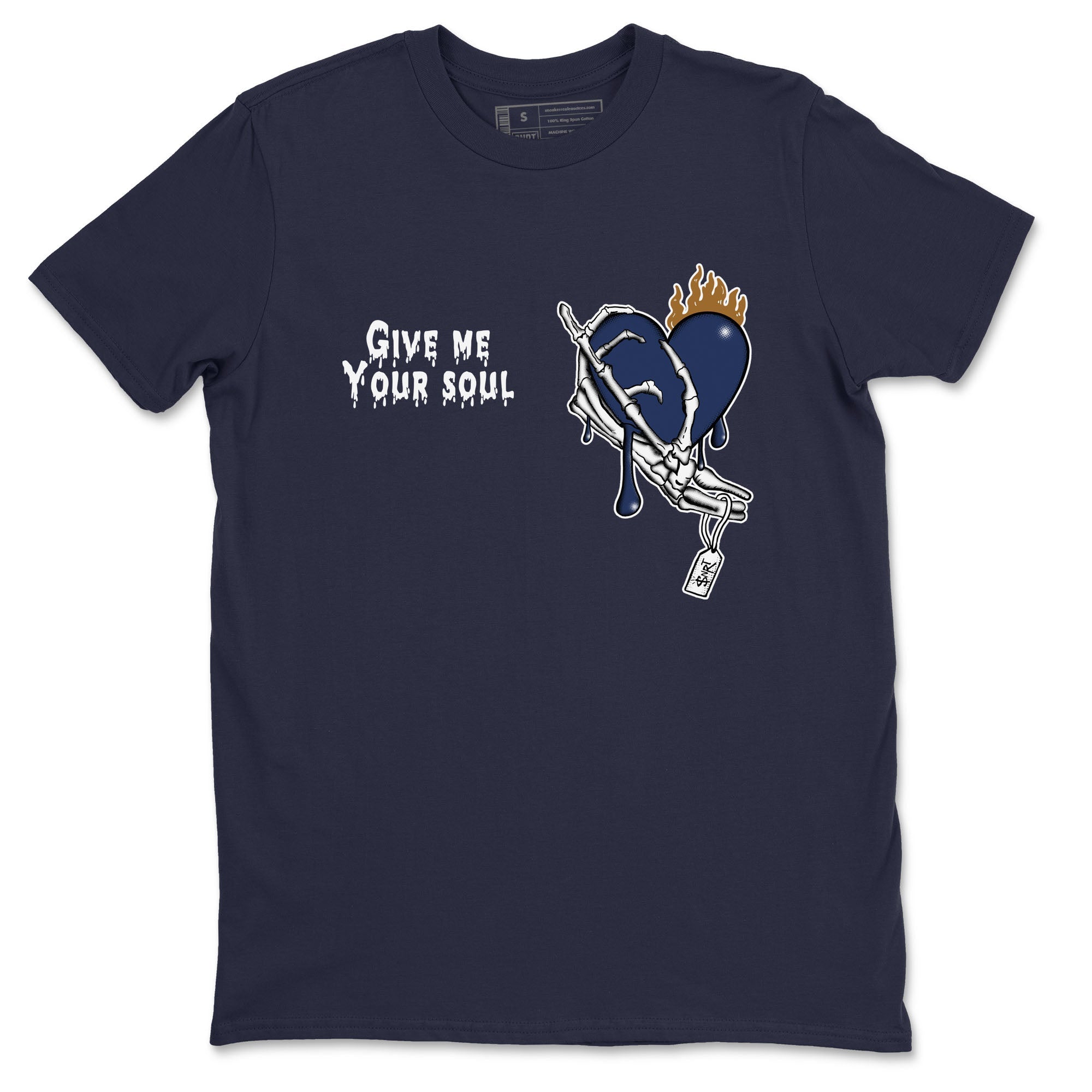 Give Me Your Soul snkmatch Tees - Air Jordan 13 Midnight Navy