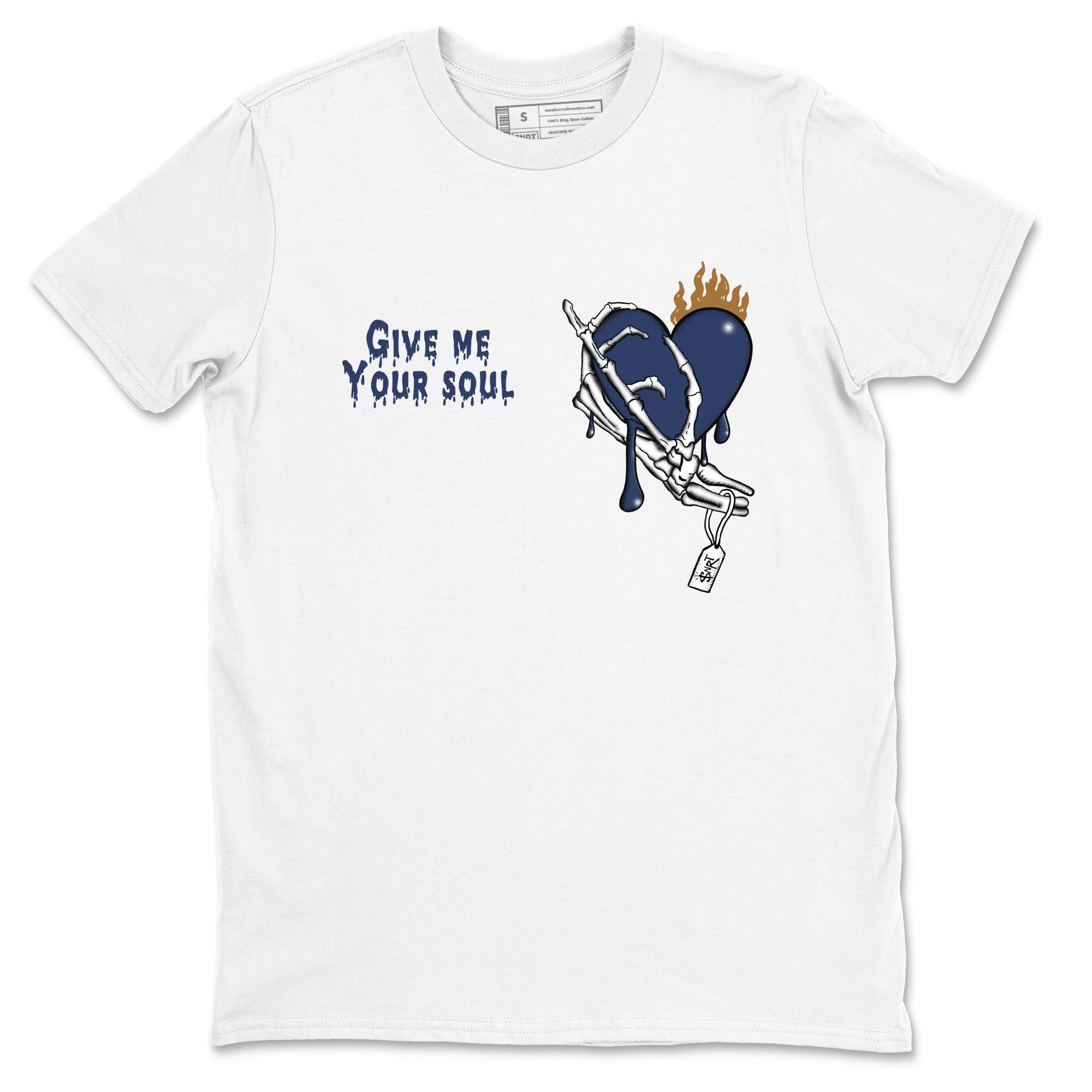 Give Me Your Soul snkmatch Tees - Air Jordan 13 Midnight Navy
