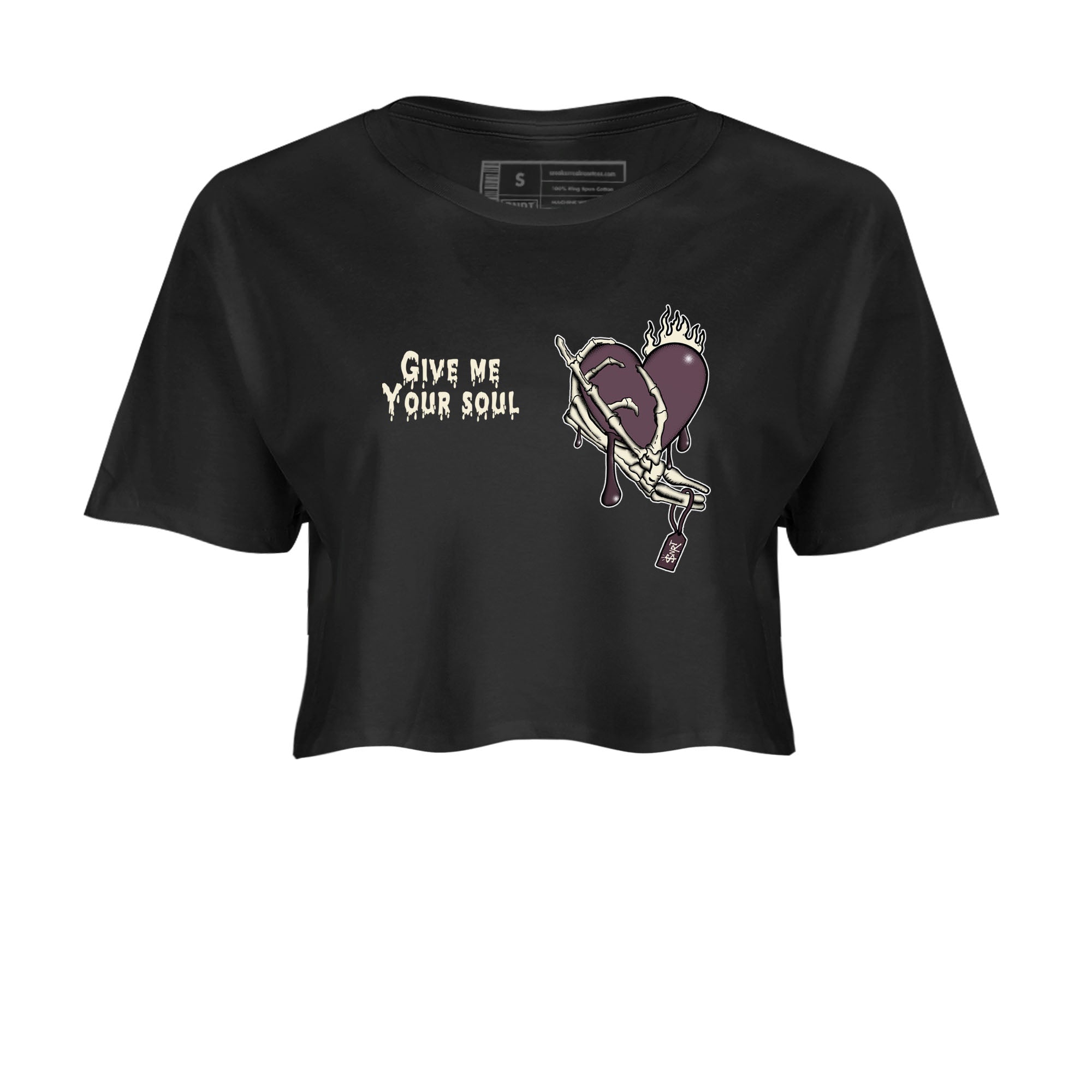 Give Me Your Soul snkmatch Women's Top - Air Jordan 3 A Ma Maniere x Black