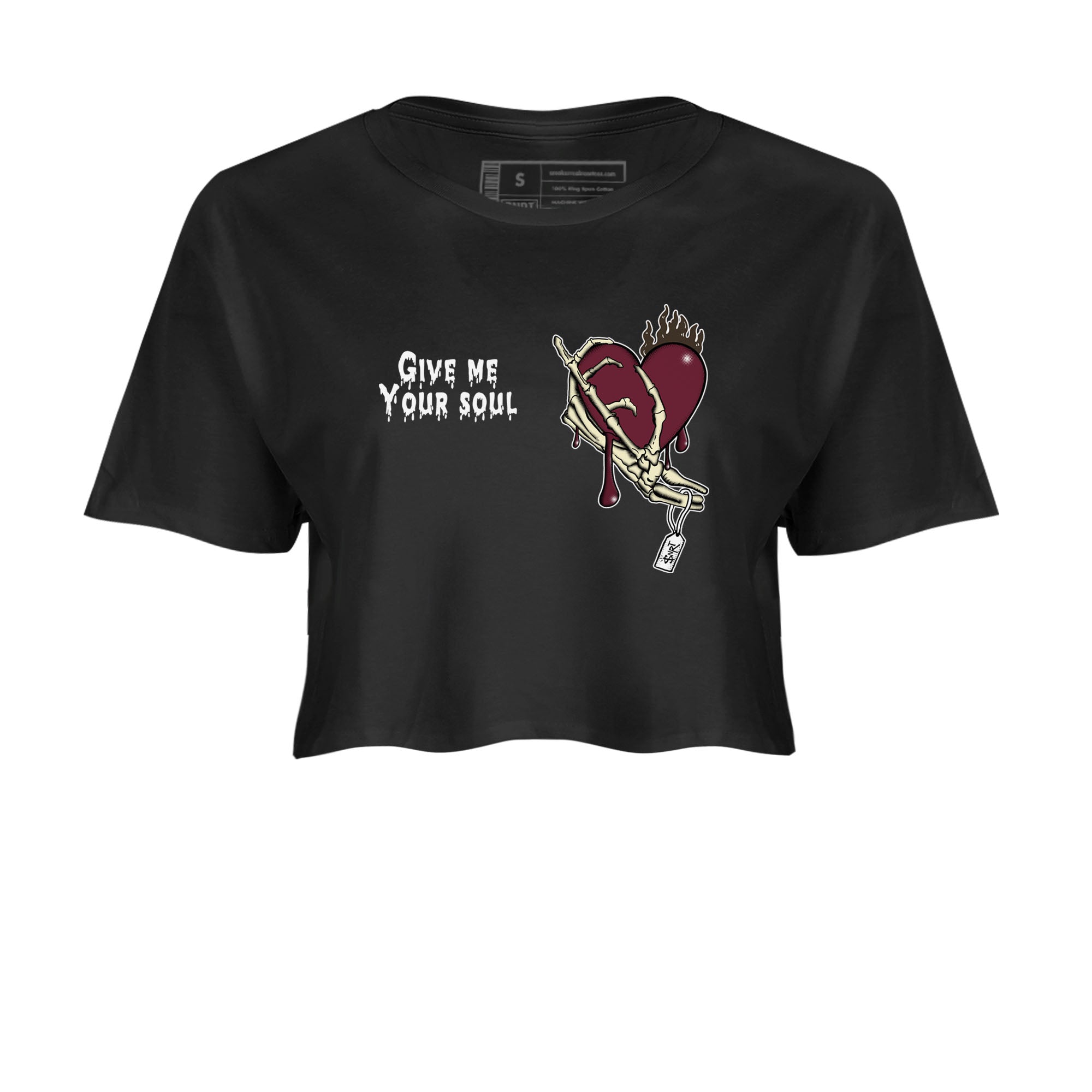 Give Me Your Soul snkmatch Women's Top - Air Jordan 3 A Ma Maniere x Burgundy Crush