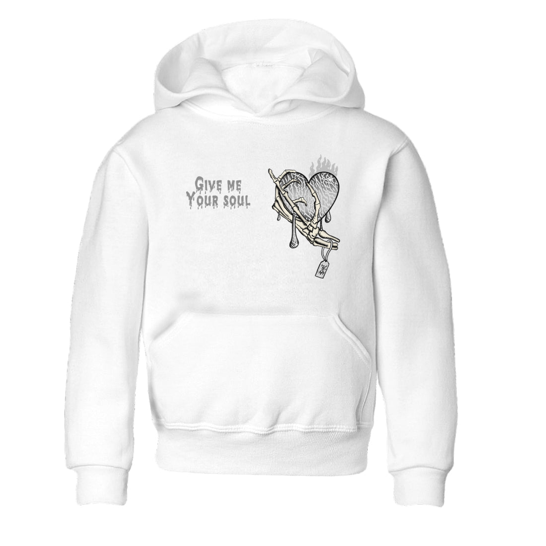 Give Me Your Soul snkmatch Tees Kids - Air Jordan 3 Sail and Cement Grey