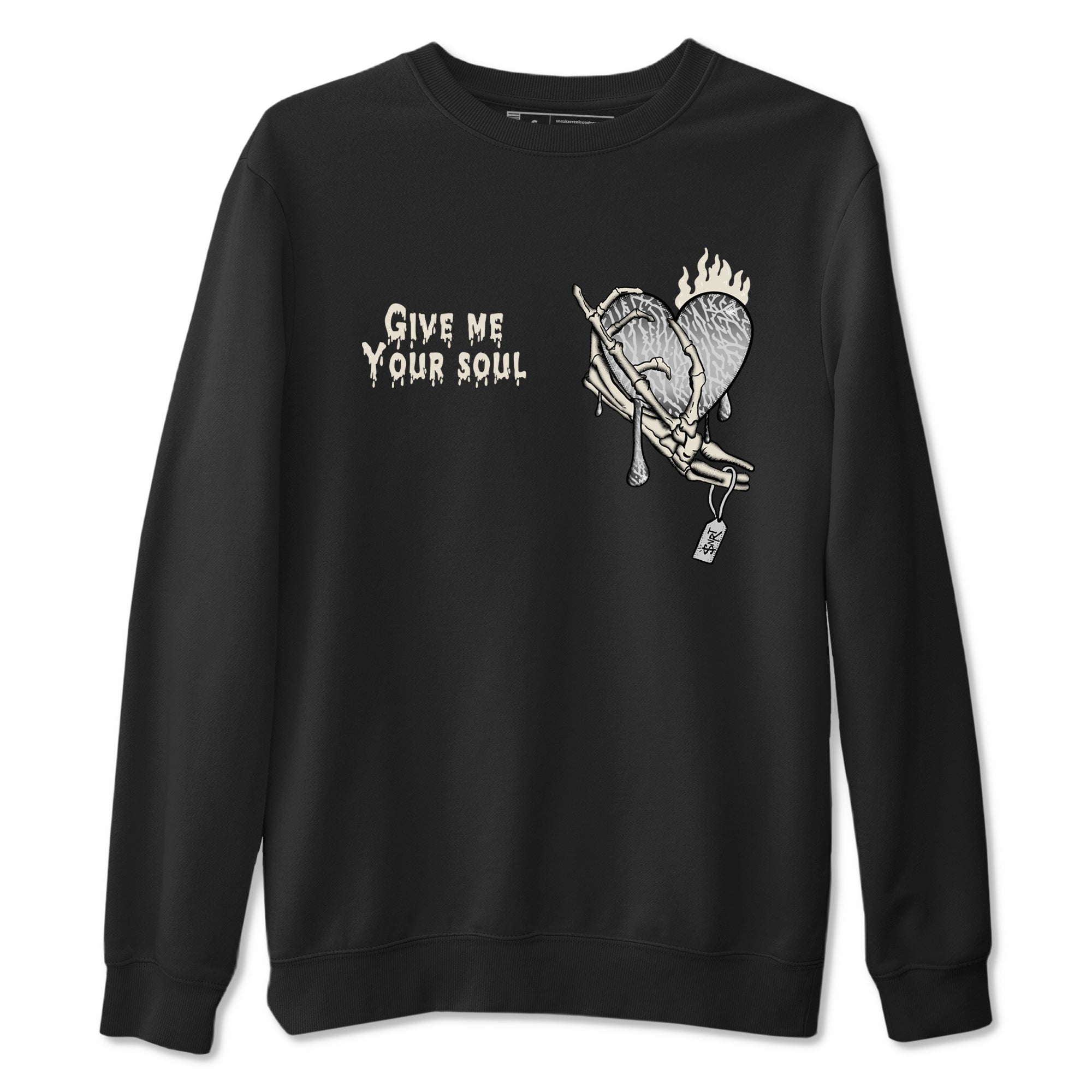 Give Me Your Soul snkmatch Tees - Air Jordan 3 Sail and Cement Grey