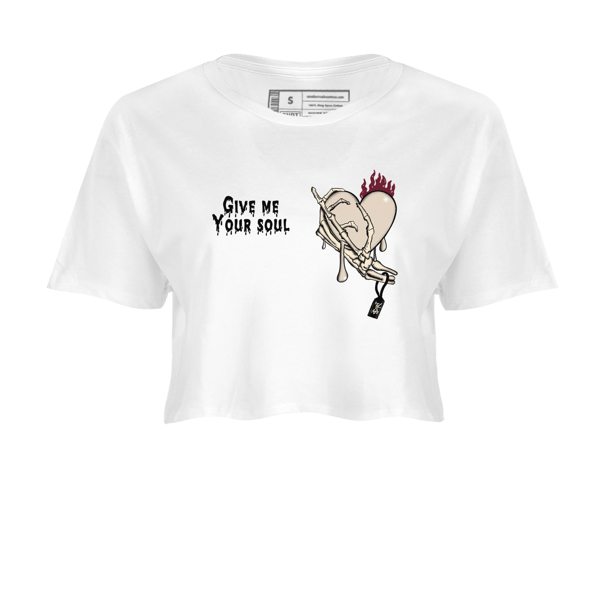 Give Me Your Soul snkmatch Women's Top - Air Jordan 4 A Ma Maniere x Fossil Stone