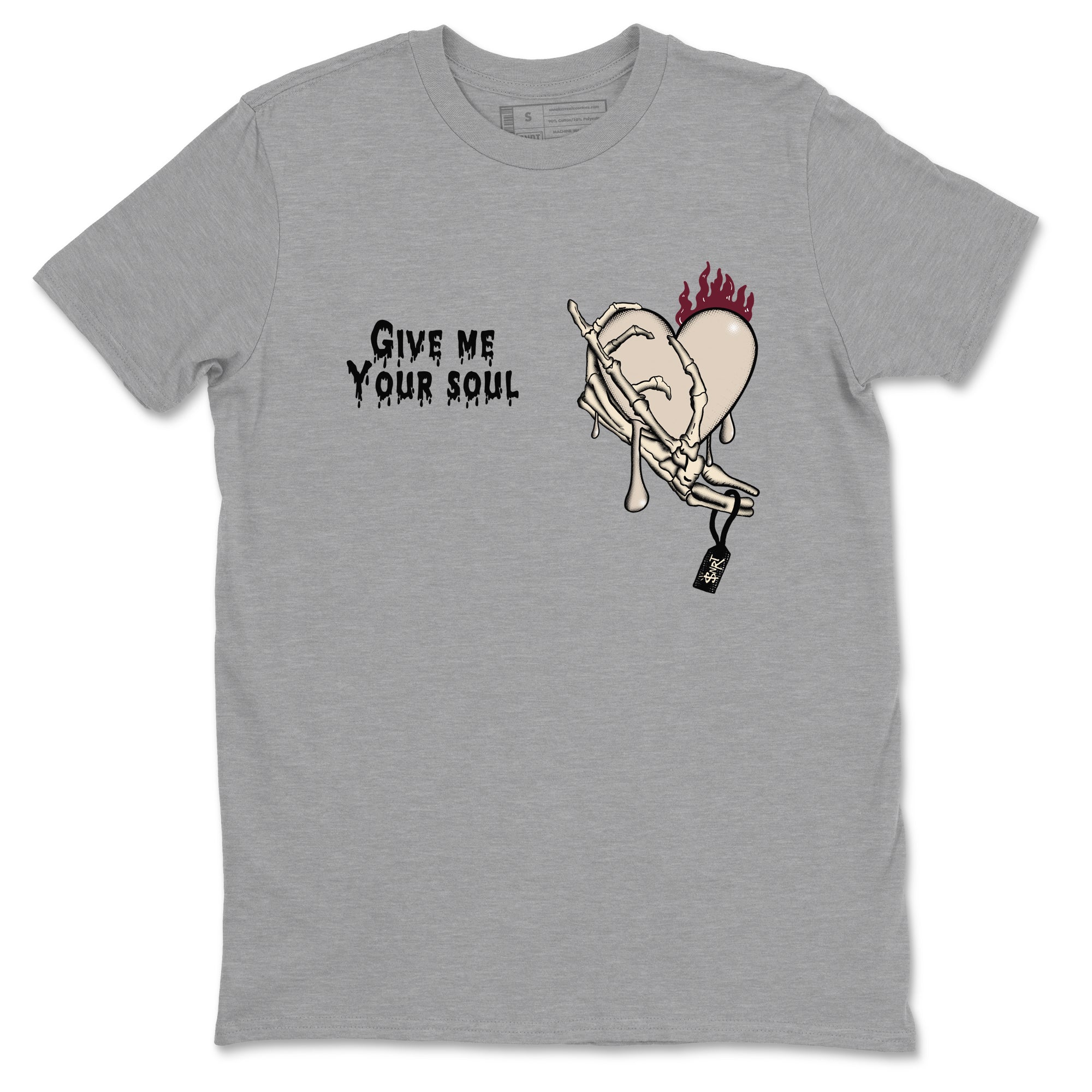 Give Me Your Soul snkmatch Tees - Air Jordan 4 A Ma Maniere x Fossil Stone