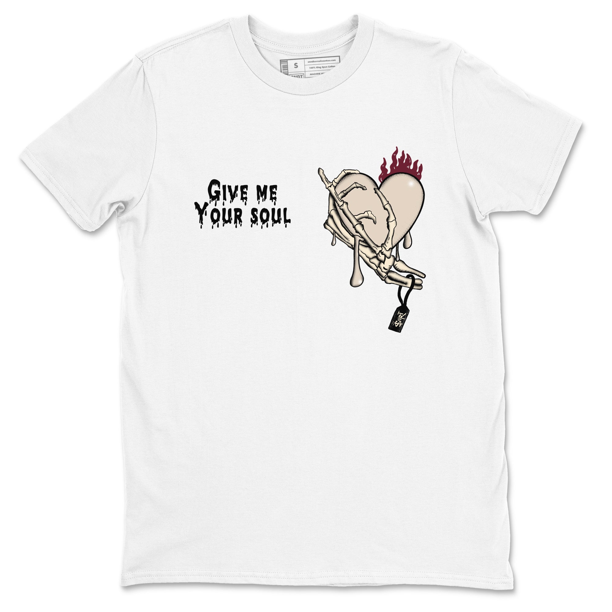 Give Me Your Soul snkmatch Tees - Air Jordan 4 A Ma Maniere x Fossil Stone