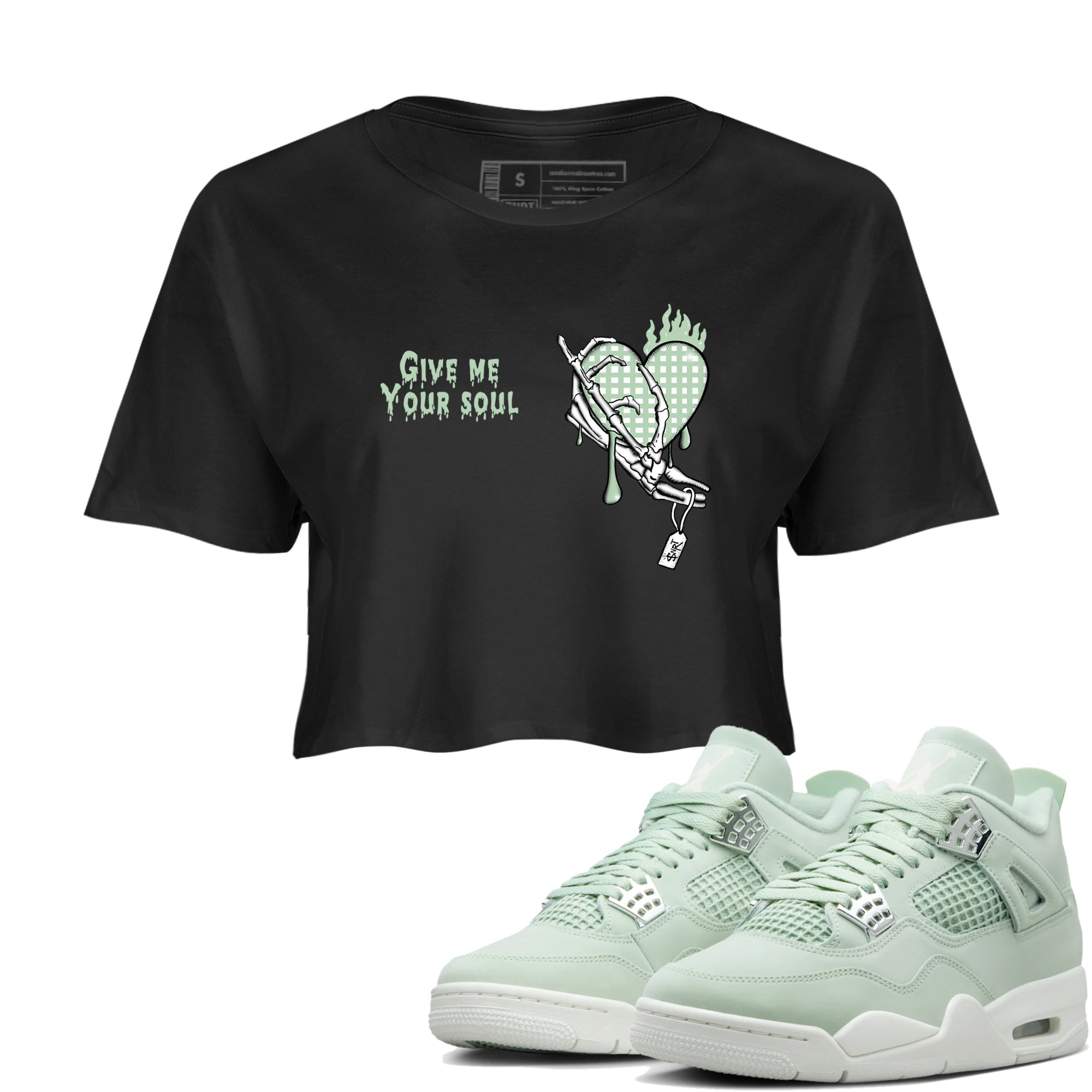 Give Me Your Soul snkmatch Women's Top - Air Jordan 4 Abundance
