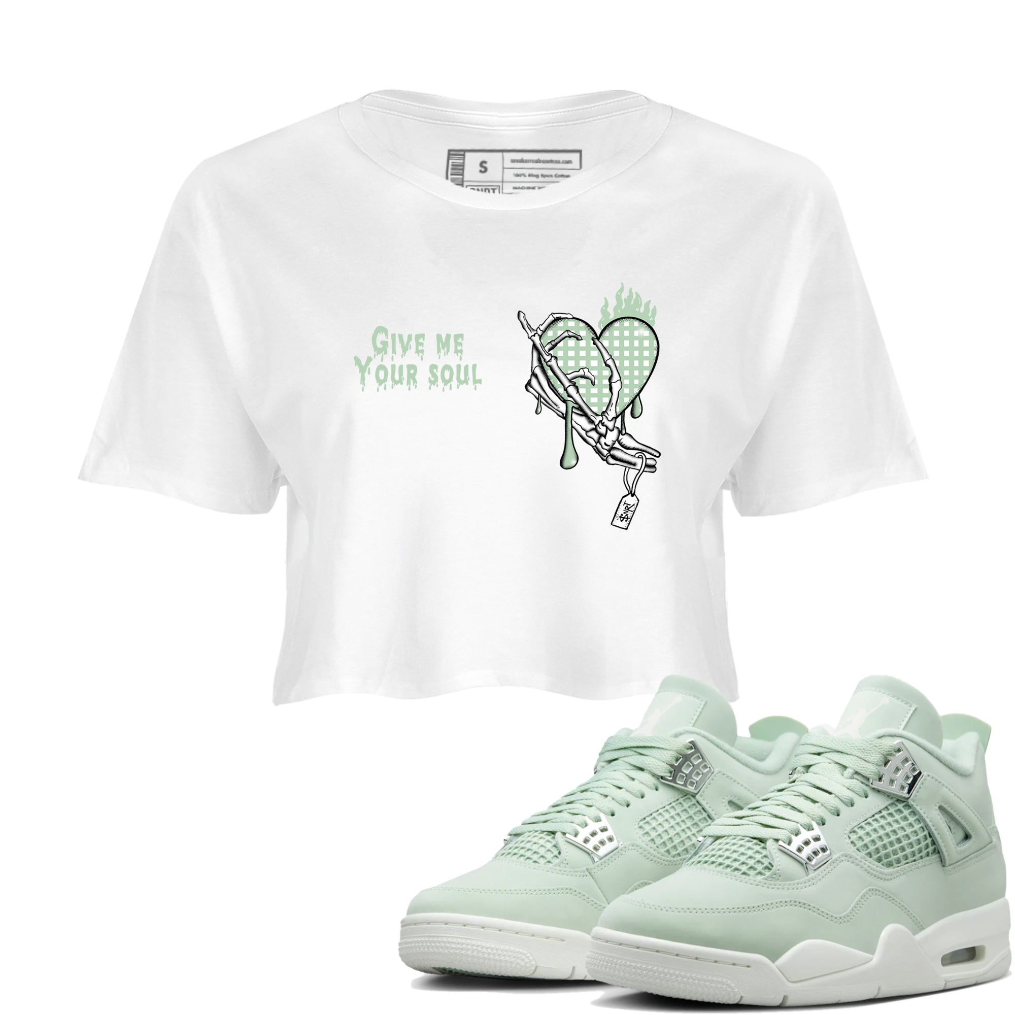Give Me Your Soul snkmatch Women's Top - Air Jordan 4 Abundance