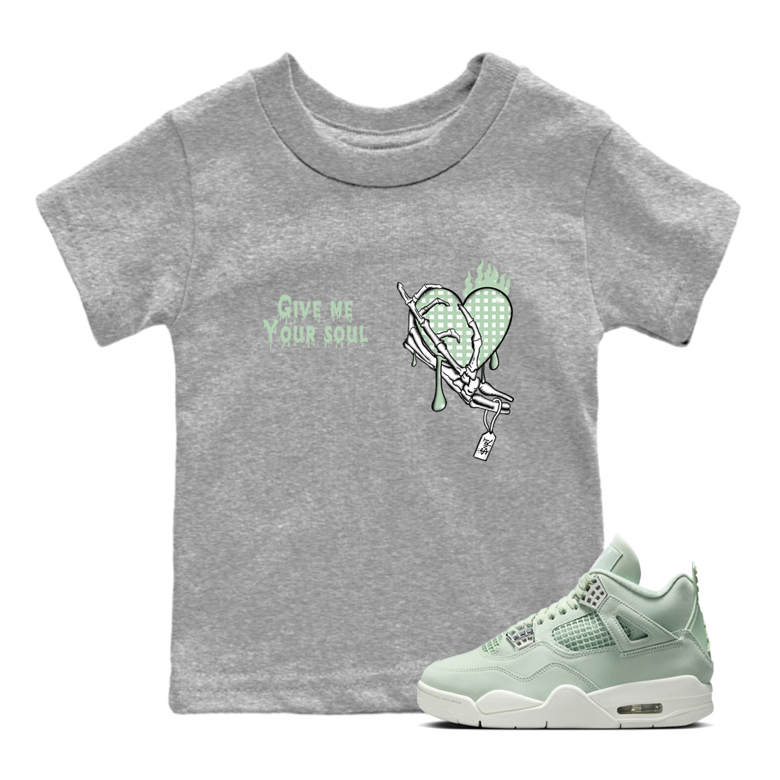Give Me Your Soul snkmatch Tees Kids - Air Jordan 4 Abundance