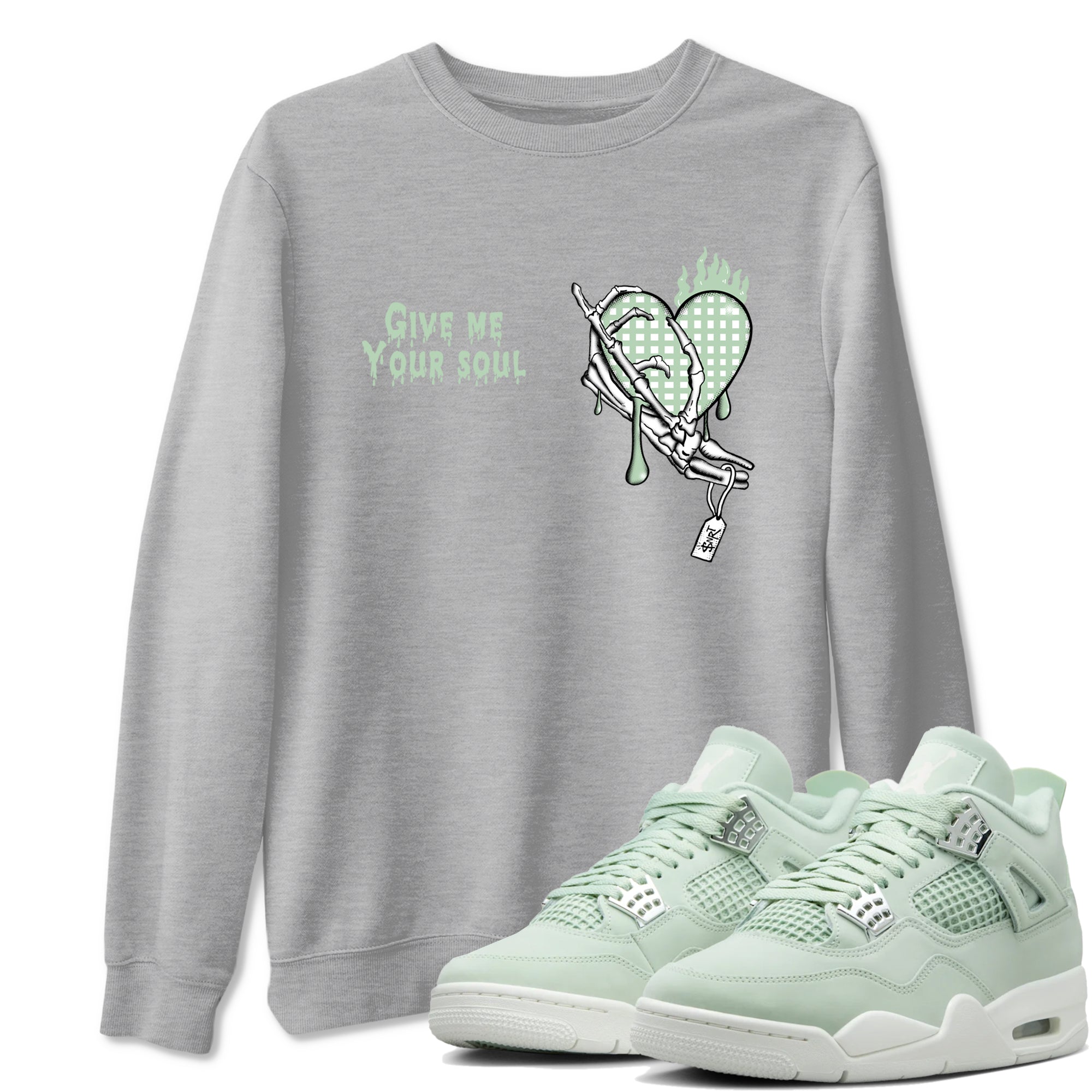 Give Me Your Soul snkmatch Tees - Air Jordan 4 Abundance