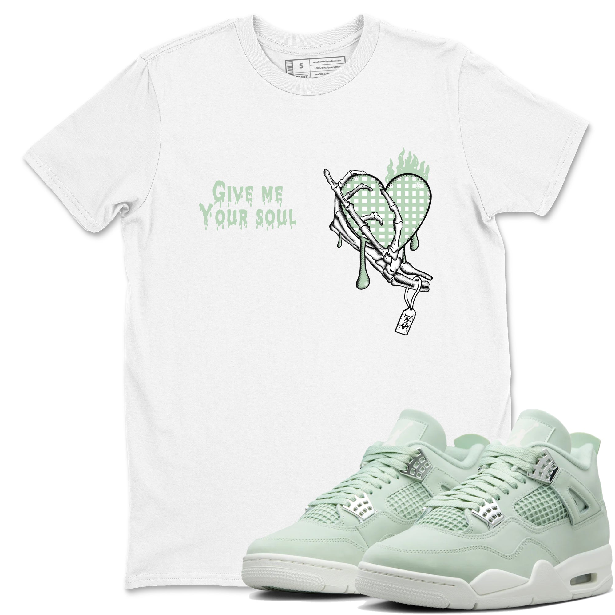 Give Me Your Soul snkmatch Tees - Air Jordan 4 Abundance