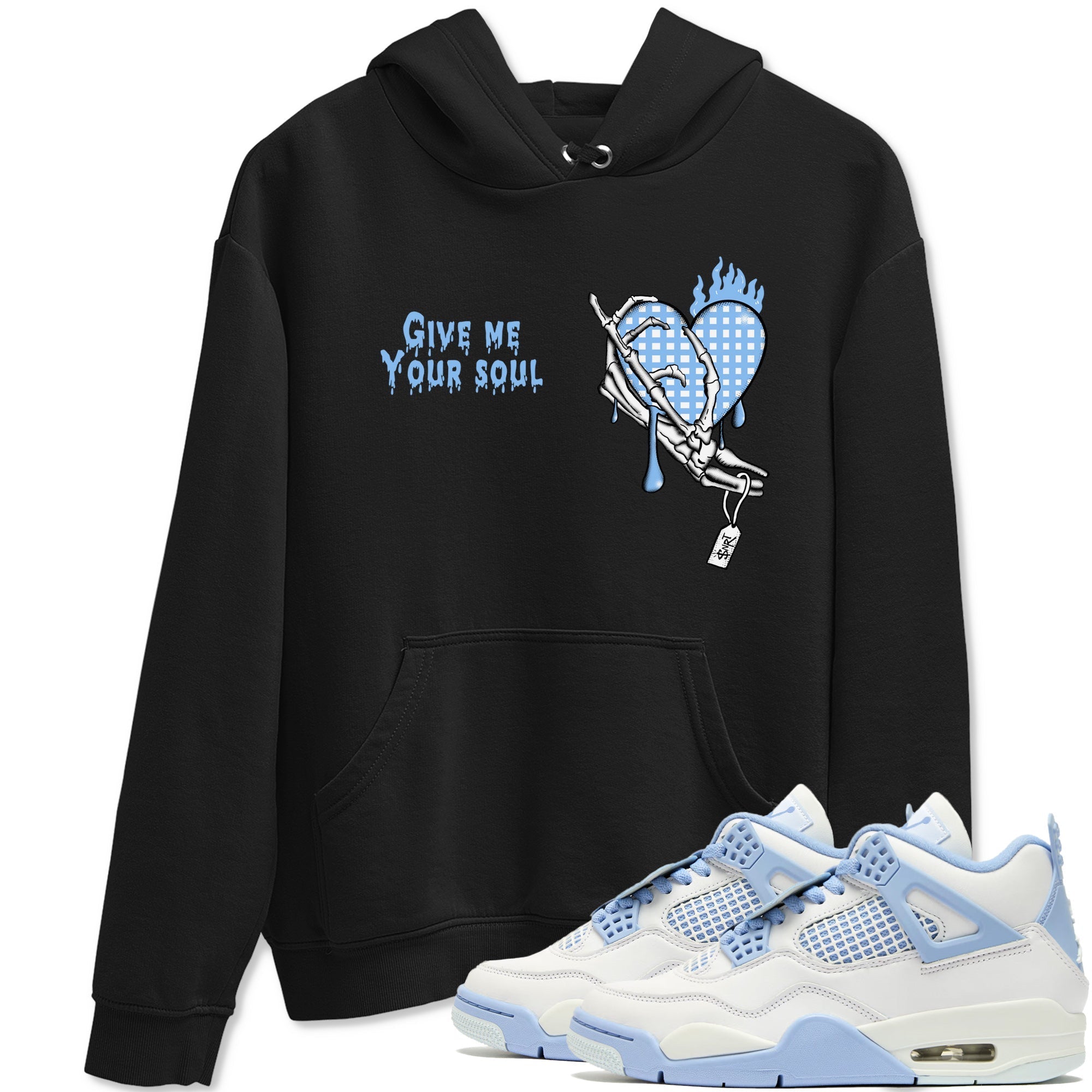Give Me Your Soul snkmatch Tees - Air Jordan 4 Aluminum