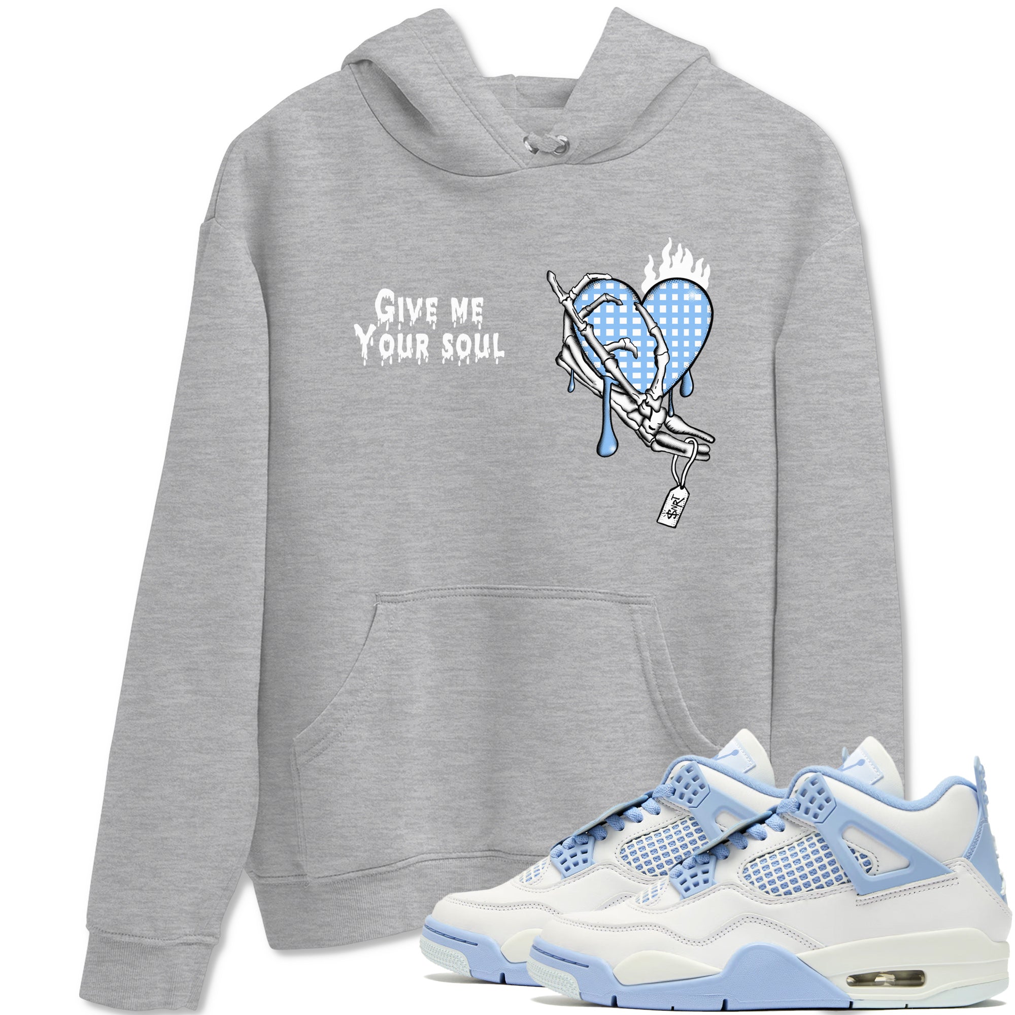 Give Me Your Soul snkmatch Tees - Air Jordan 4 Aluminum