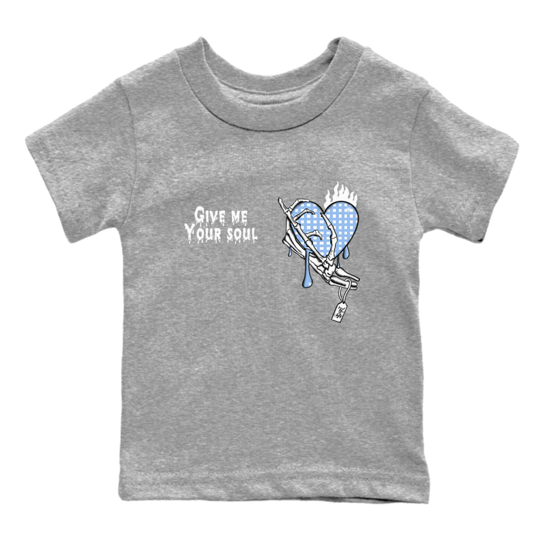 Give Me Your Soul snkmatch Tees Kids - Air Jordan 4 Aluminum