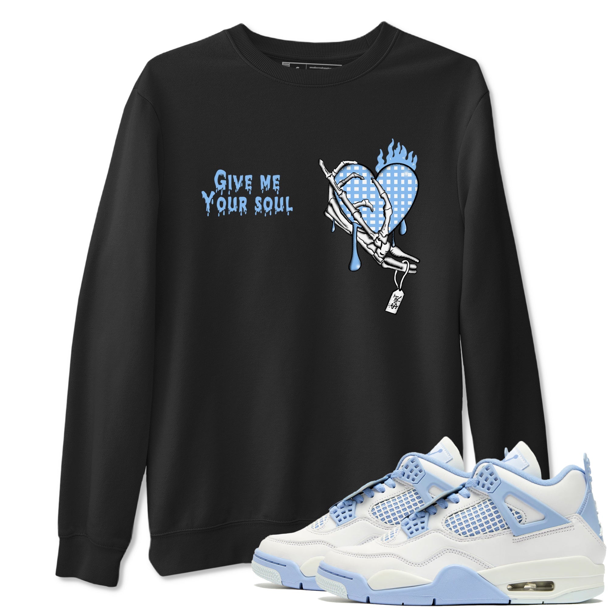 Give Me Your Soul snkmatch Tees - Air Jordan 4 Aluminum