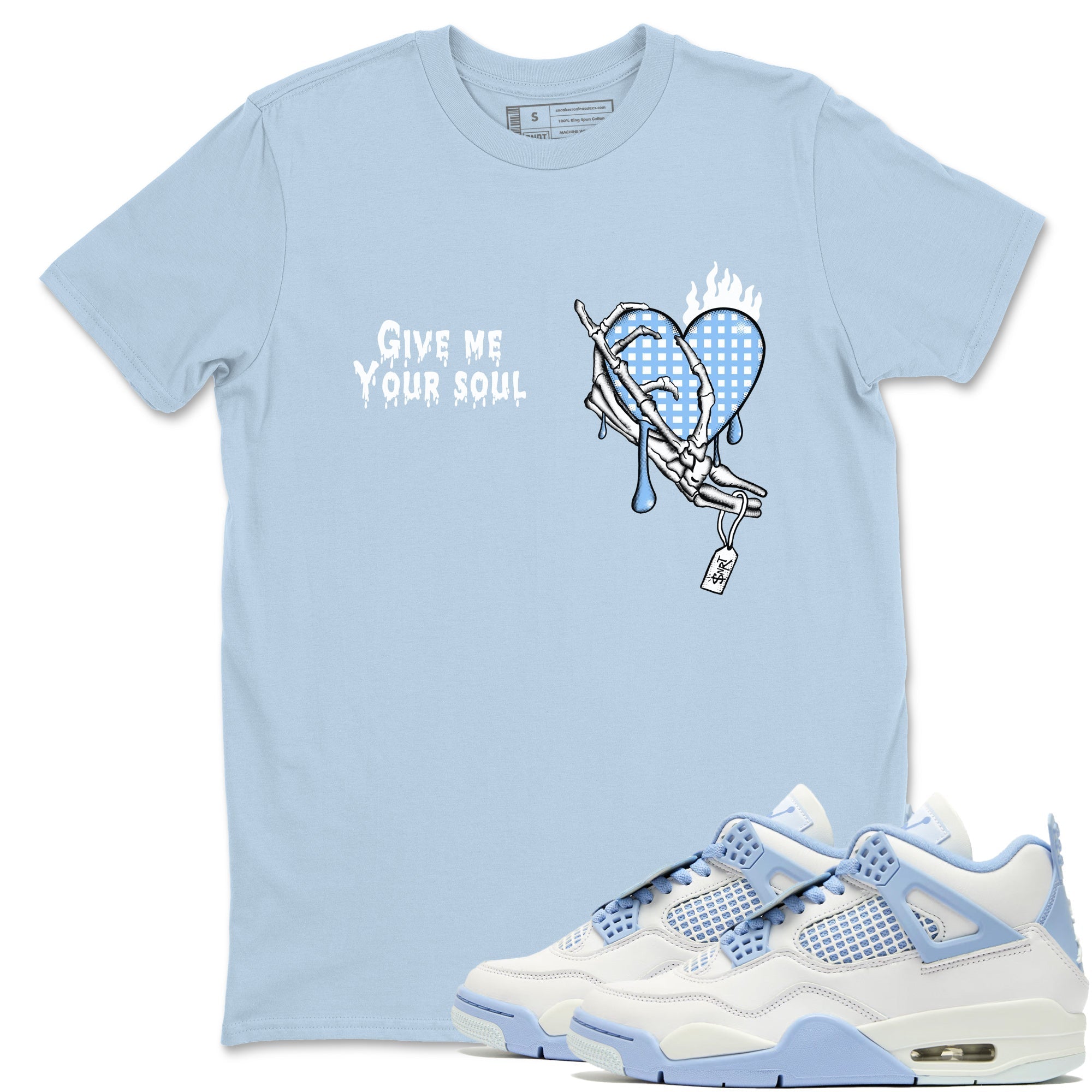 Give Me Your Soul snkmatch Tees - Air Jordan 4 Aluminum