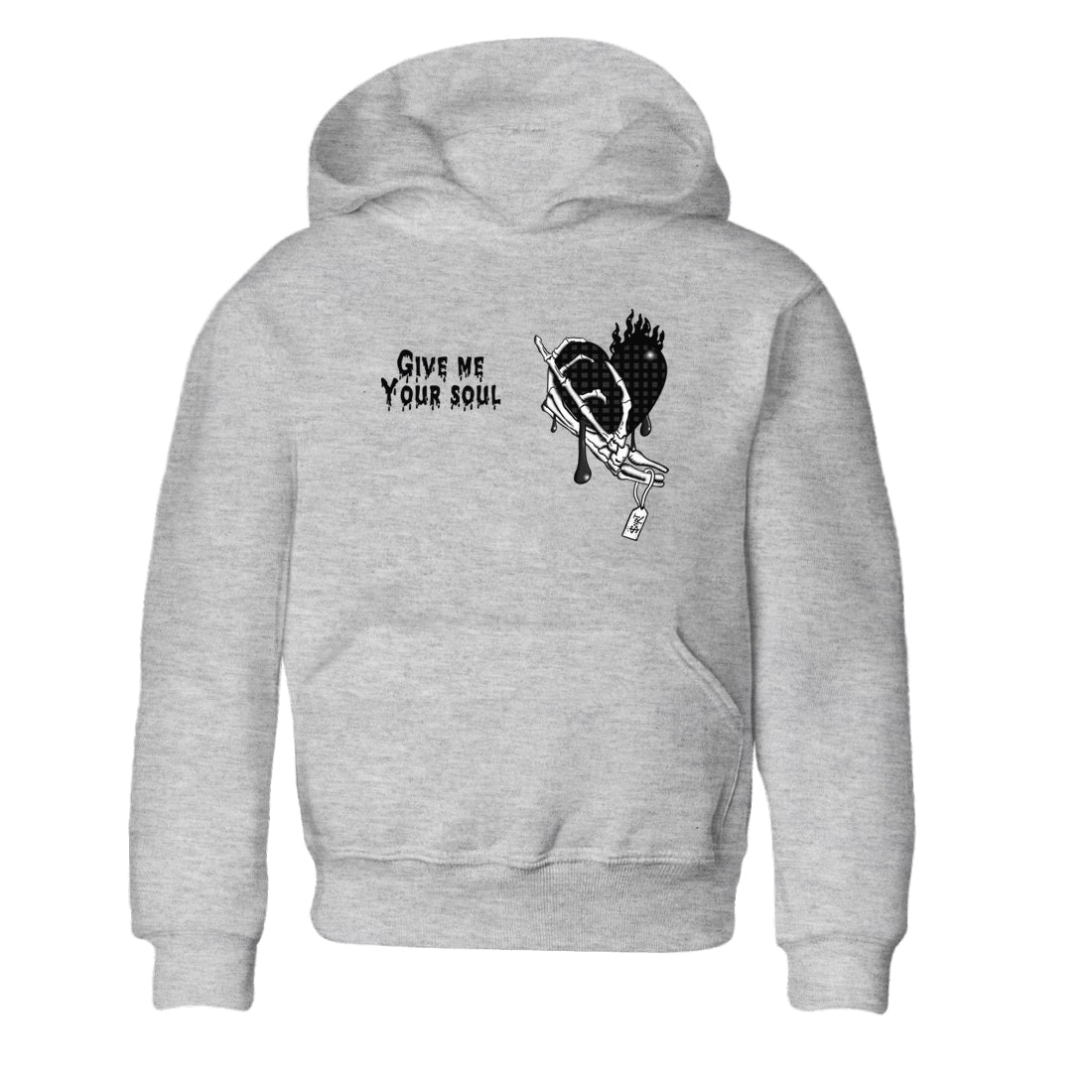 Give Me Your Soul snkmatch Tees Kids - Air Jordan 4 Black Cat