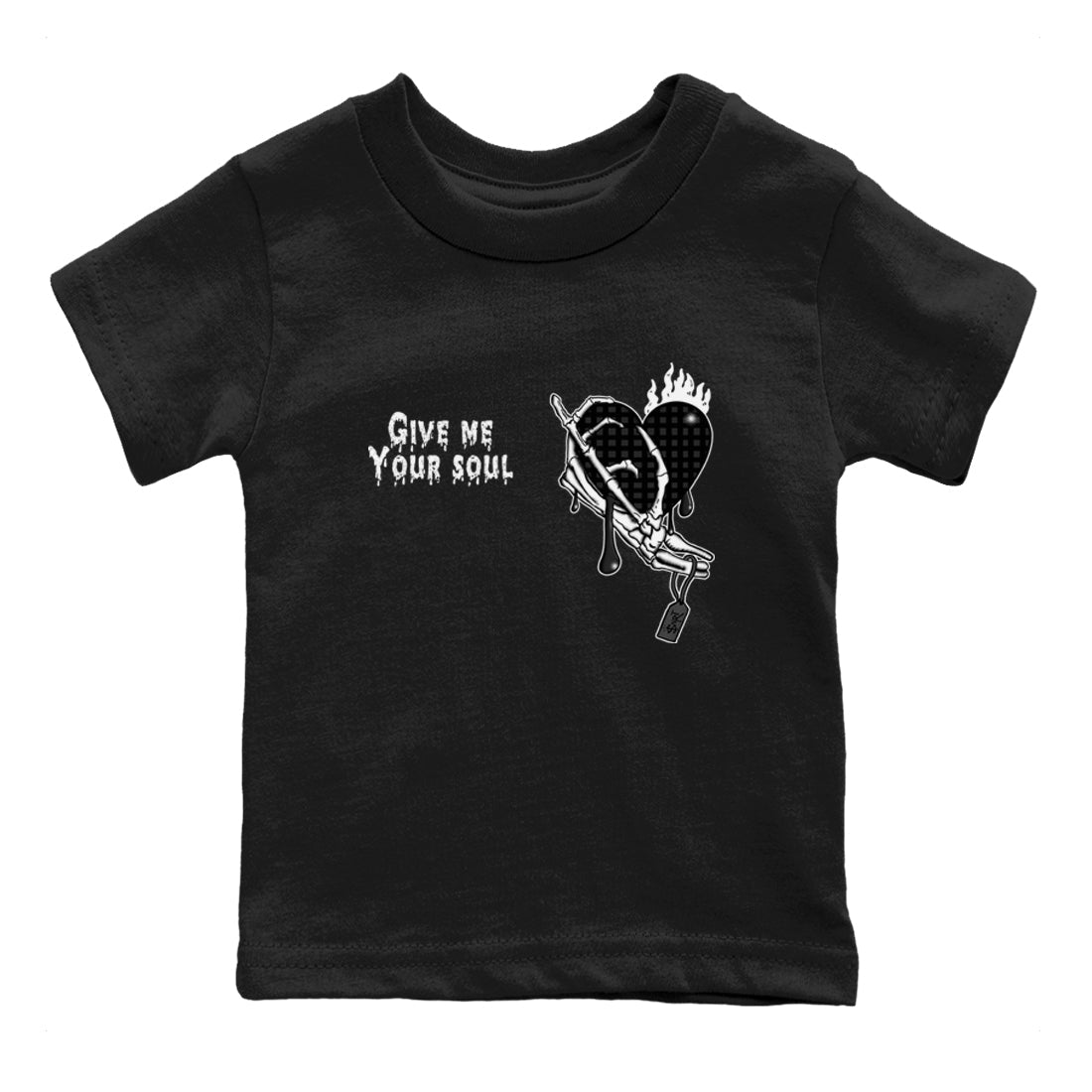Give Me Your Soul snkmatch Tees Kids - Air Jordan 4 Fear