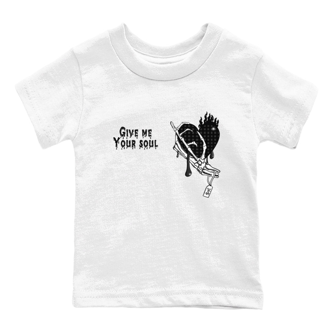 Give Me Your Soul snkmatch Tees Kids - Air Jordan 4 Fear