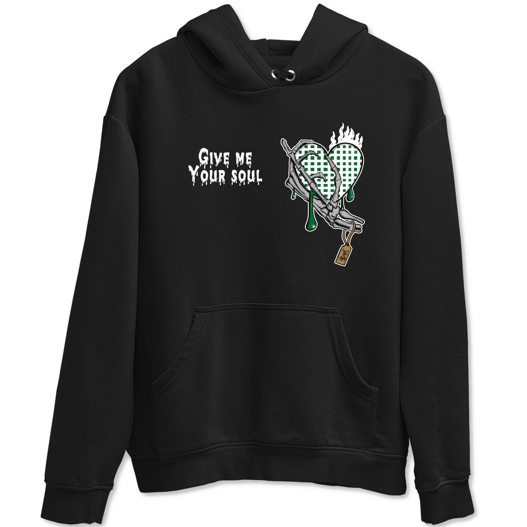 Give Me Your Soul snkmatch Tees - Air Jordan 4 Pine Green
