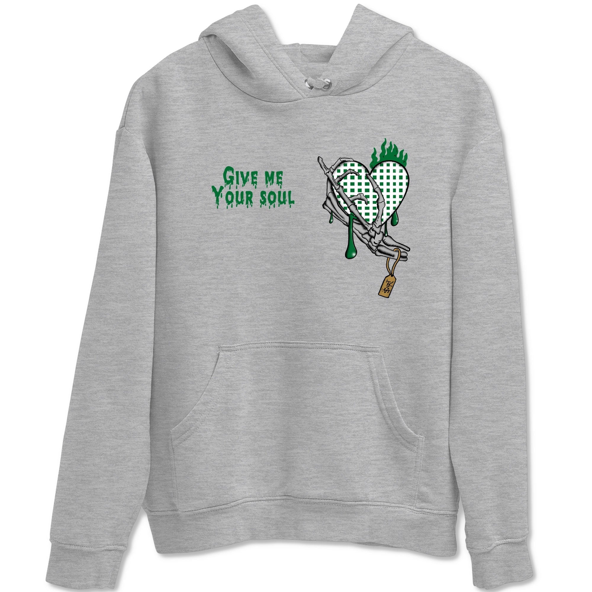 Give Me Your Soul snkmatch Tees - Air Jordan 4 Pine Green
