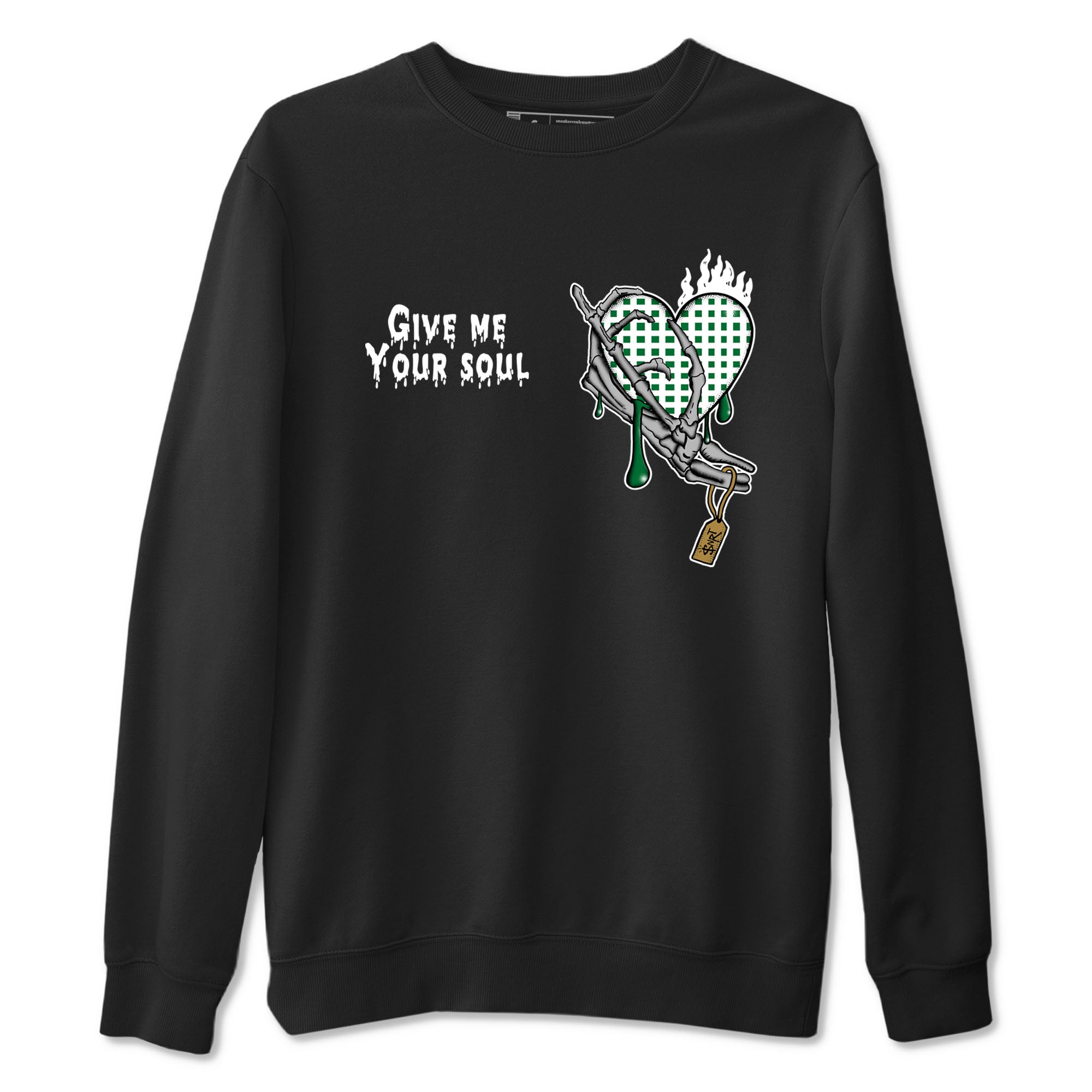 Give Me Your Soul snkmatch Tees - Air Jordan 4 Pine Green
