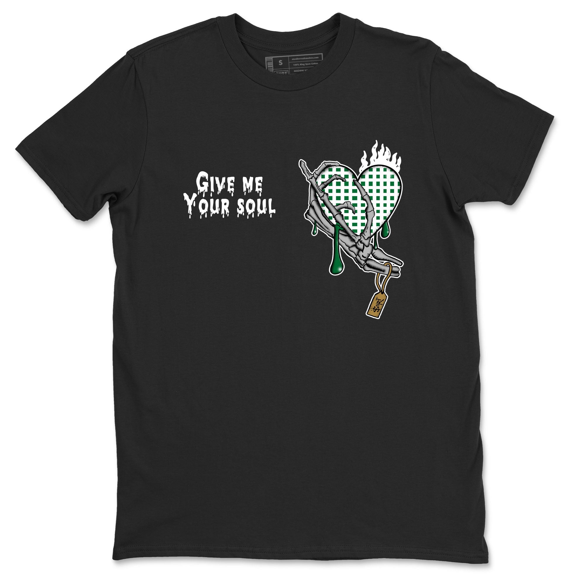 Give Me Your Soul snkmatch Tees - Air Jordan 4 Pine Green
