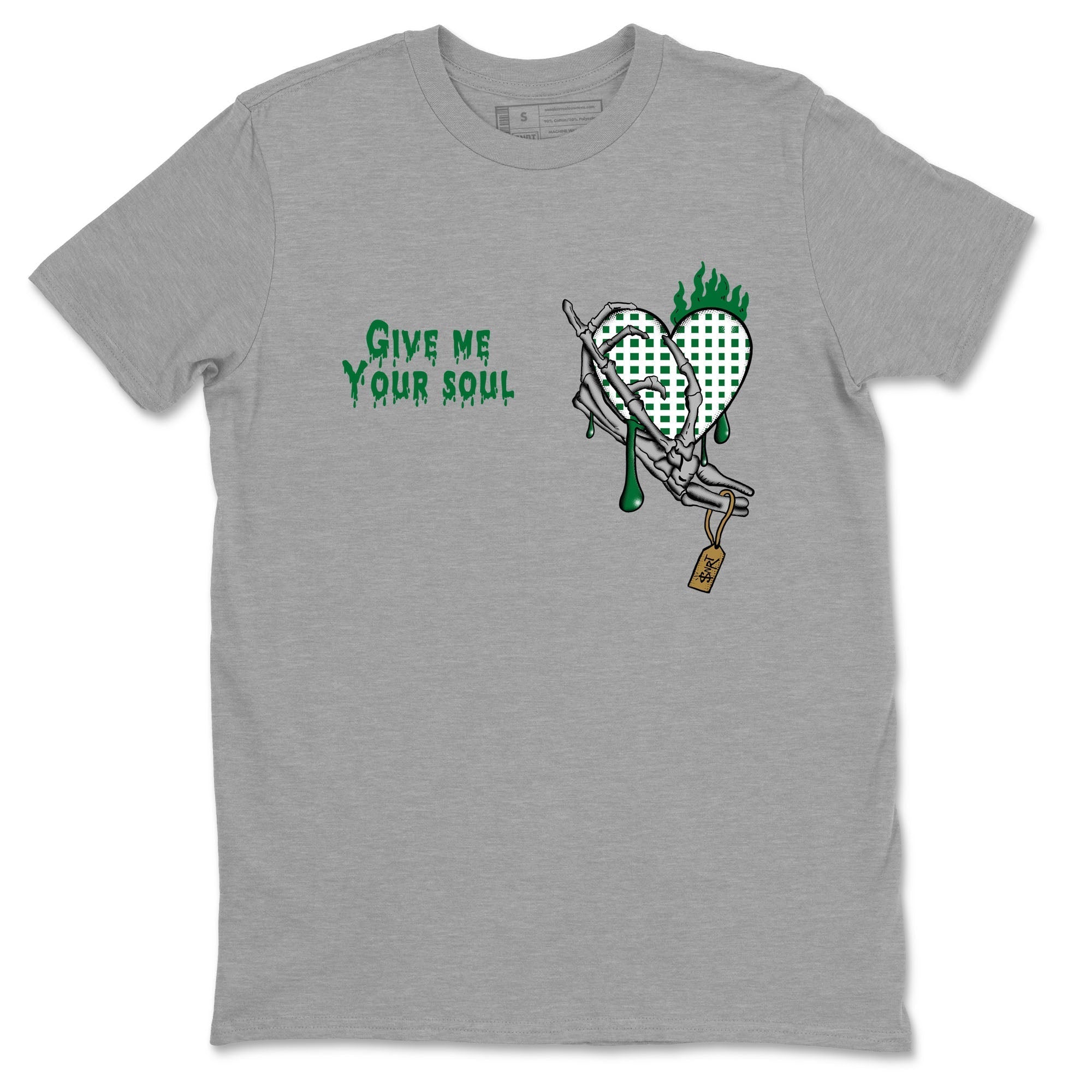 Give Me Your Soul snkmatch Tees - Air Jordan 4 Pine Green