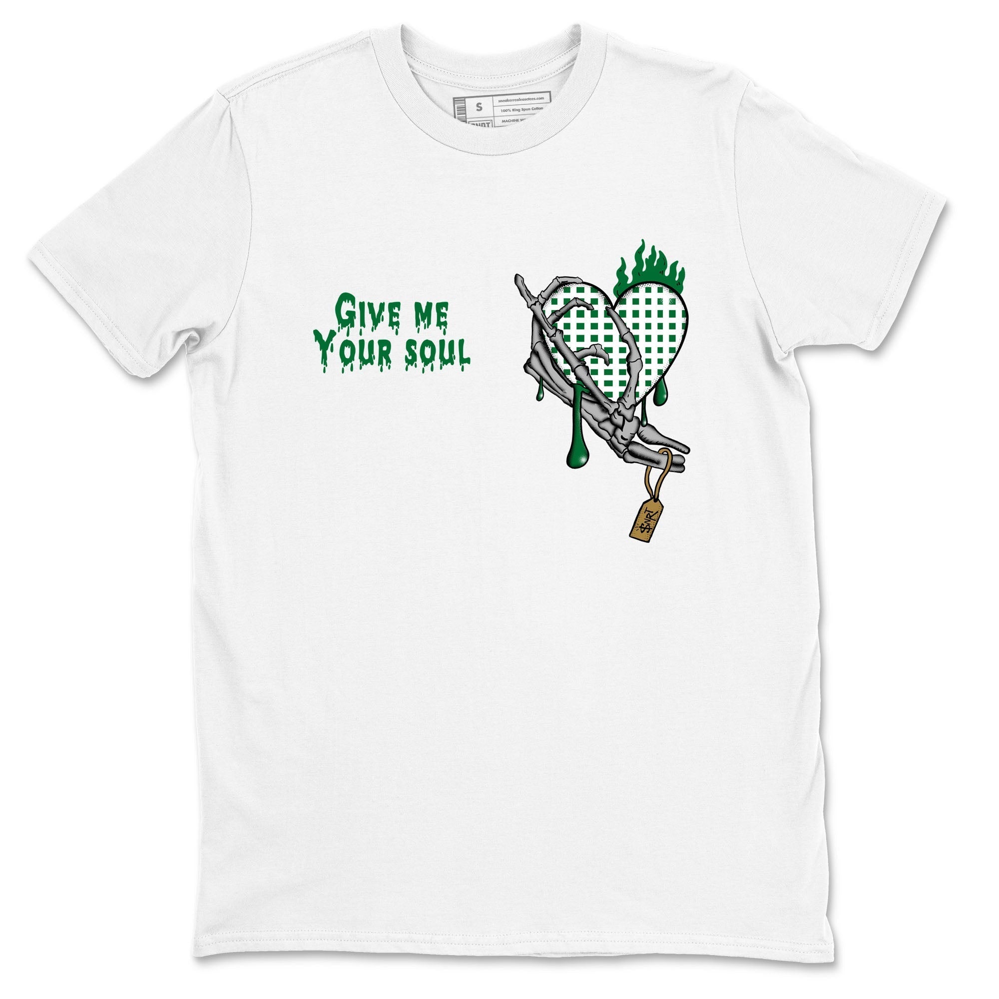 Give Me Your Soul snkmatch Tees - Air Jordan 4 Pine Green