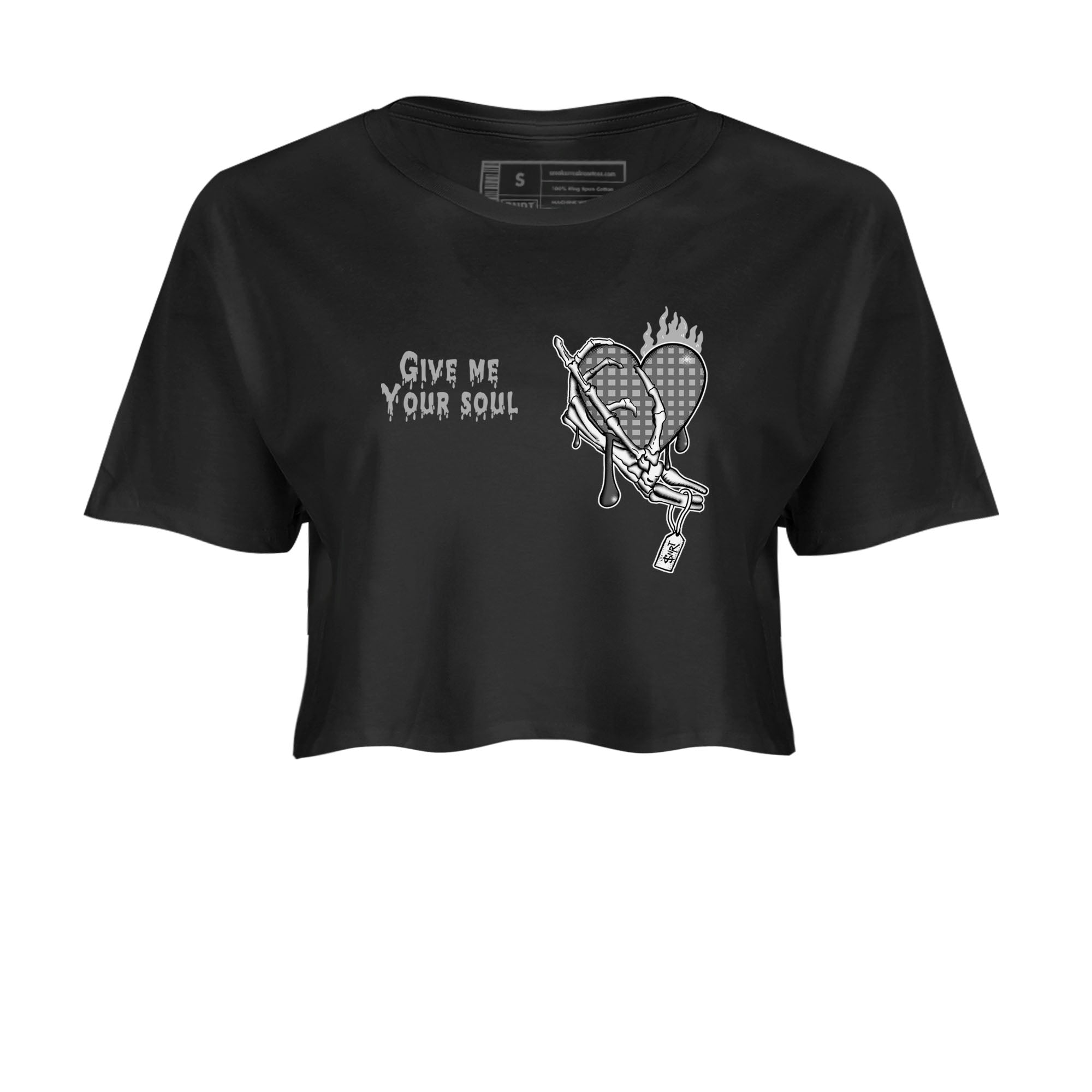 Give Me Your Soul snkmatch Women's Top - Air Jordan 4 Wet Cement