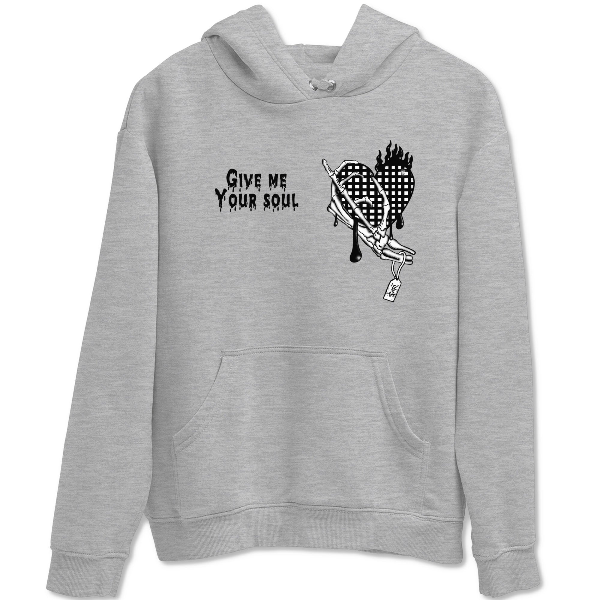 Give Me Your Soul snkmatch Tees - Air Jordan 4 White Thunder