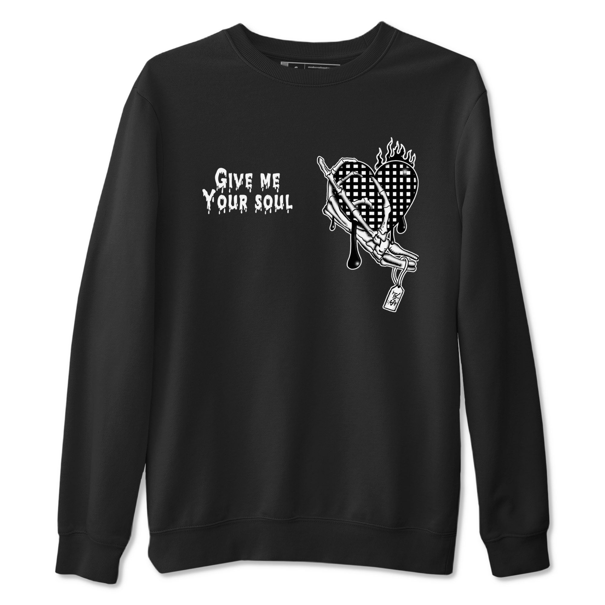 Give Me Your Soul snkmatch Tees - Air Jordan 4 White Thunder